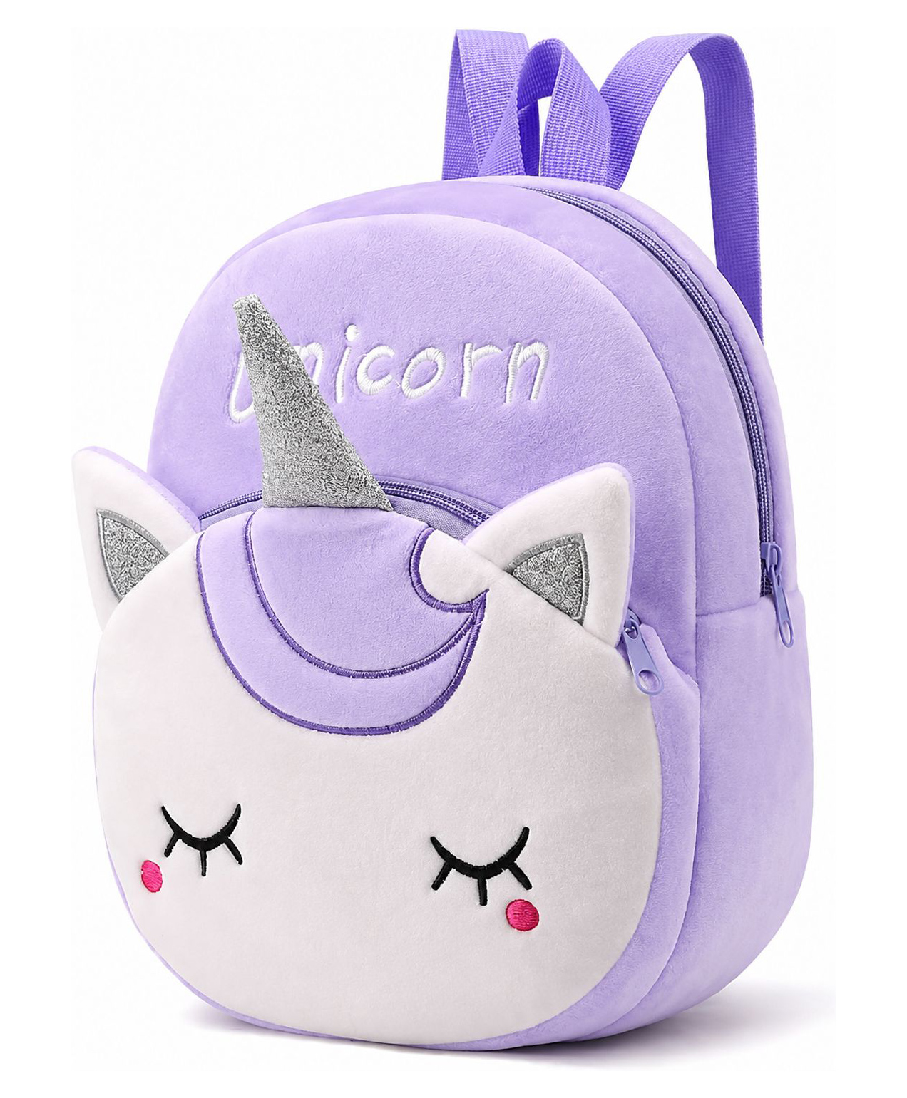Delicado 14 Inches Premium Quality Soft design Unicorn Bag for Kids-image-36