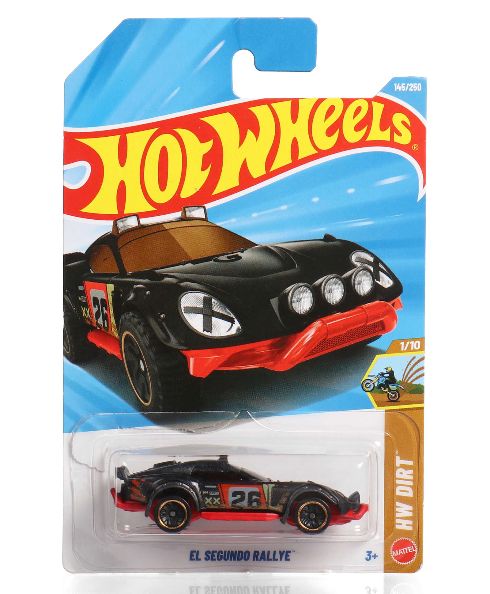 Hot Wheels Free Wheel Die Cast El Segundo Rallye (145/250) Toy Car - Black/Red-picture-26