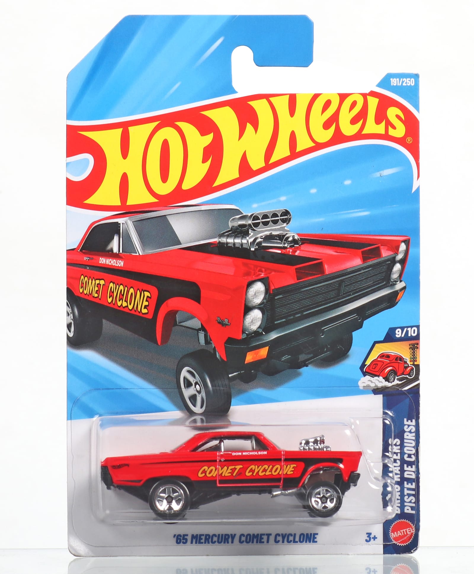 Hot Wheels 65 Mercury Cyclone (191/250) Die Cast Toy Car - Red-picture-27