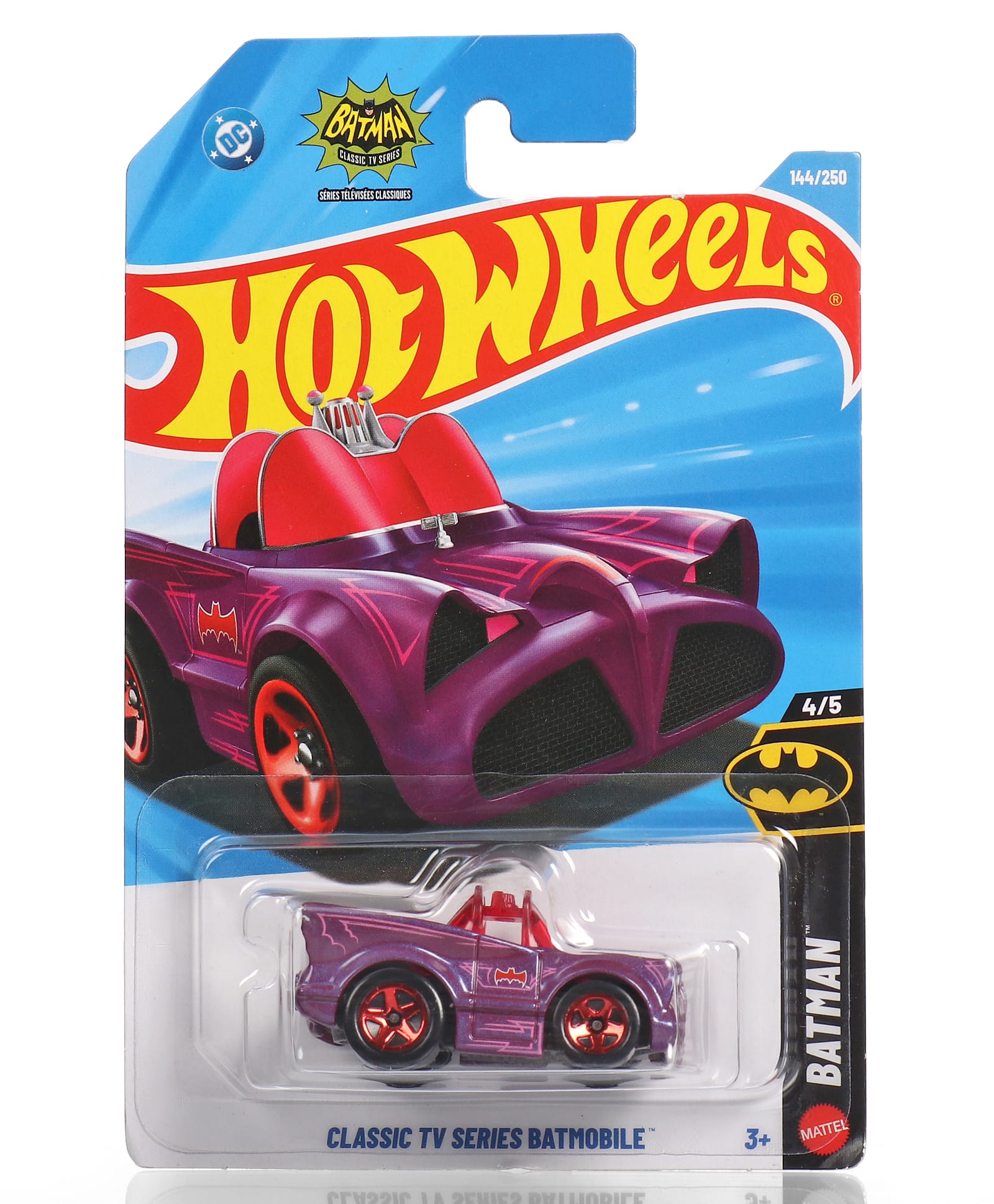 Hot Wheels Classic TV Series Batmobile (144/250) Die Cast Toy Car - Purple-picture-20