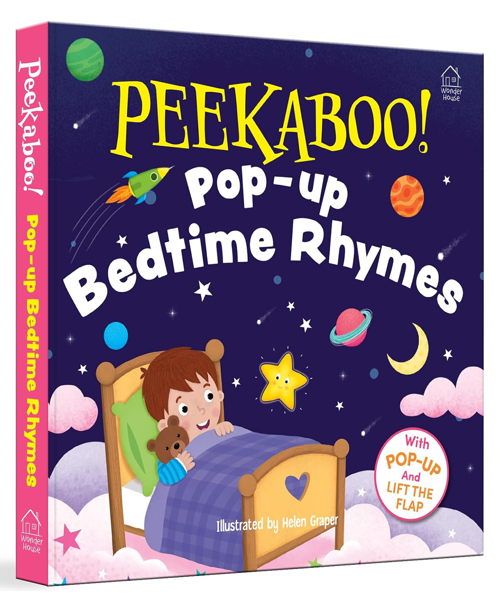 Peekaboo! Pop-Up Bedtime Rhymes Novelty Books Pack of 1- English-image-37