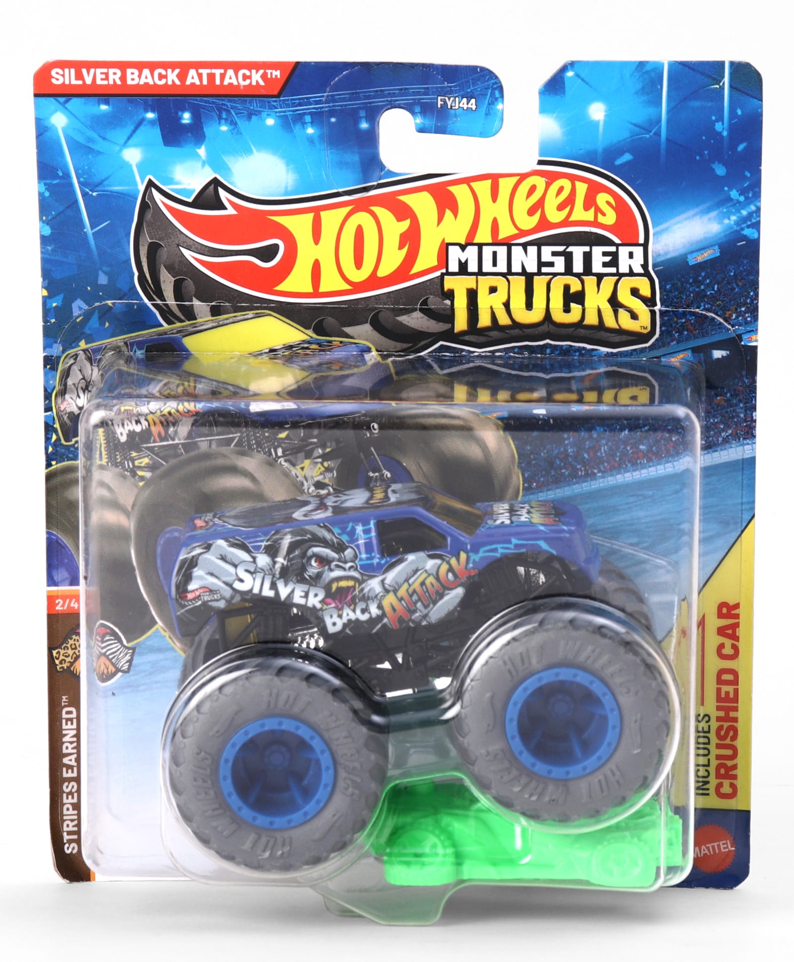 hot wheels Hot Wheel Die Cast Free Wheel Monster Truck Mutant - Multi Color-picture-40