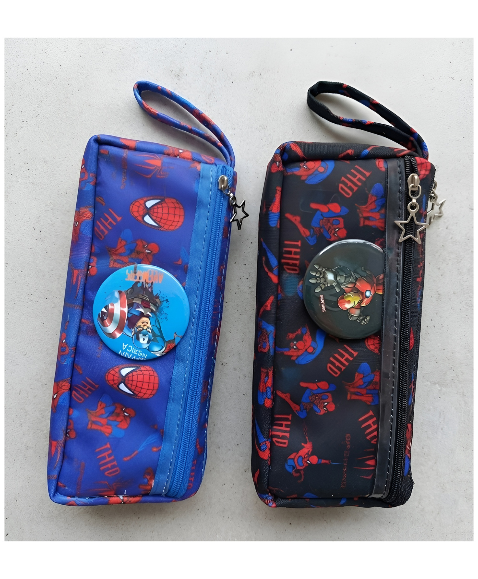 SCHOOLISH Pen Pencil Pouch for Kids with Zip | Portable & Multipurpose Stationery Holder Organizer for School, College & Office - Color May Vary - Pack of 1-image-43