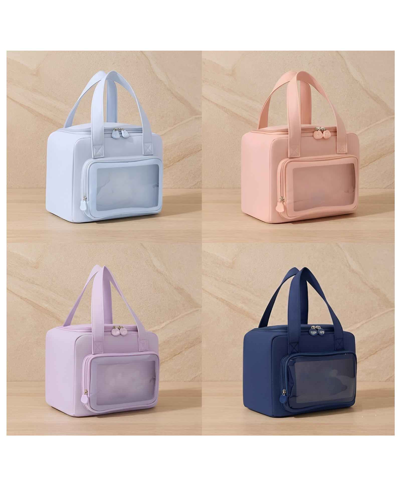 SCHOOLISH Canvas Cute Lunch Bag For Office And Collage Student With Unique Design And Attractive Color - PACK OF 1 - COLOR MAY VARY-image-14