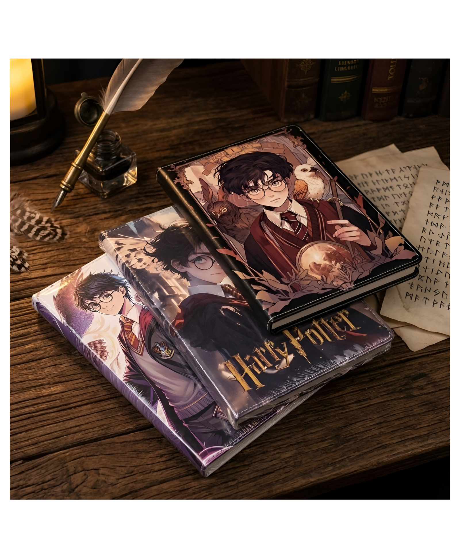 SCHOOLISH A5 Notebook Wizarding World Harry Potter with Colored Pages Color May Vary - Pack of 1-picture-11
