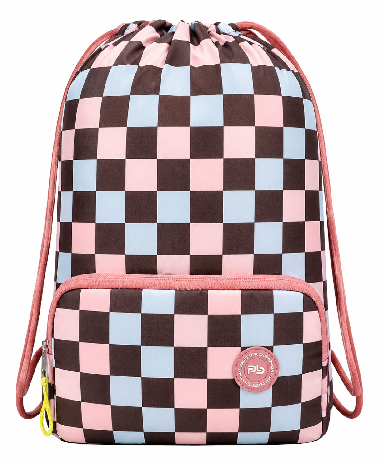 Pearlbags 19 Inches Premium Drawstring Backpack - Peach-picture-46