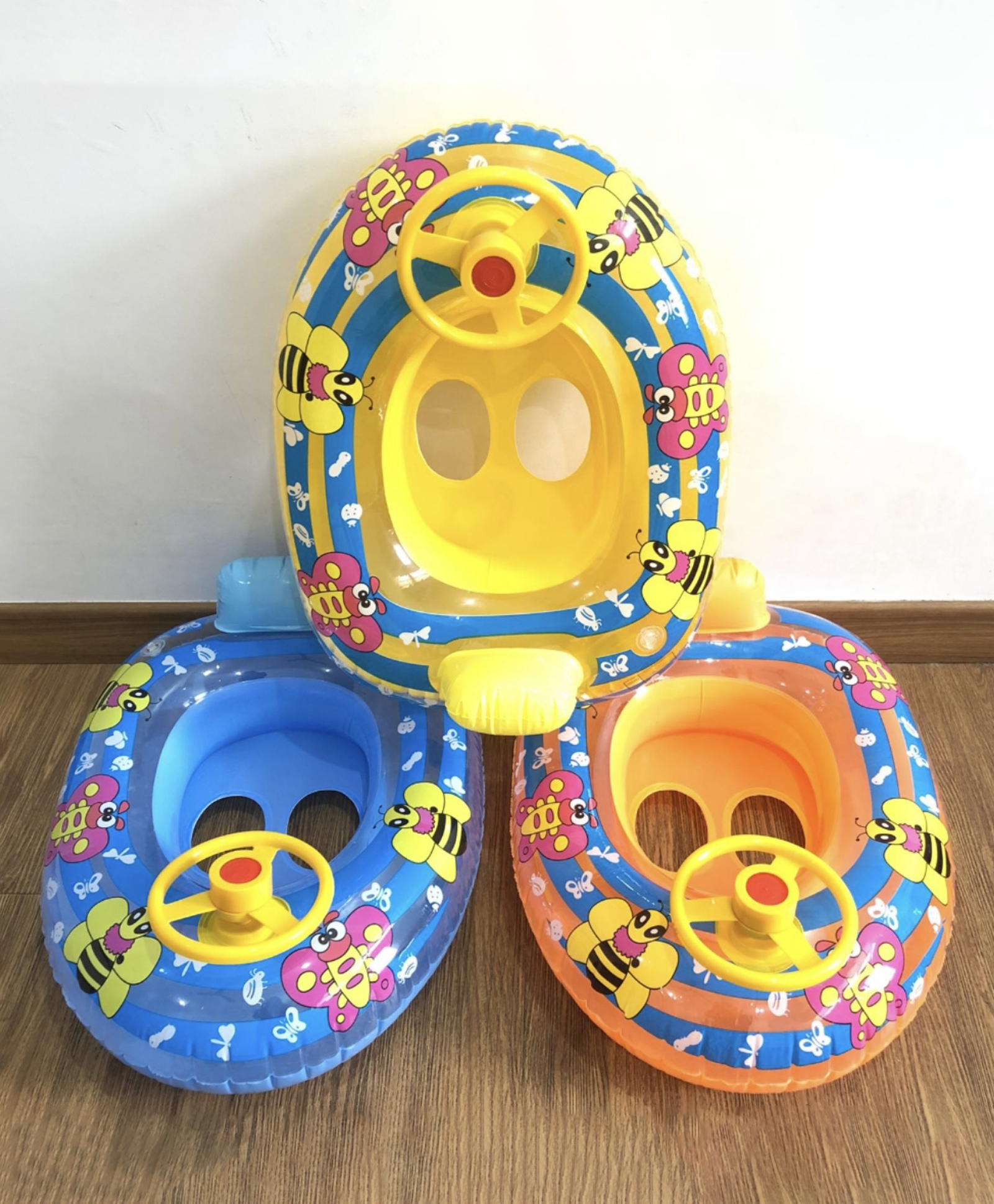 ARCADE TOYS Baby Swim Float Boat with Steering Wheel Colour and design may vary-picture-17