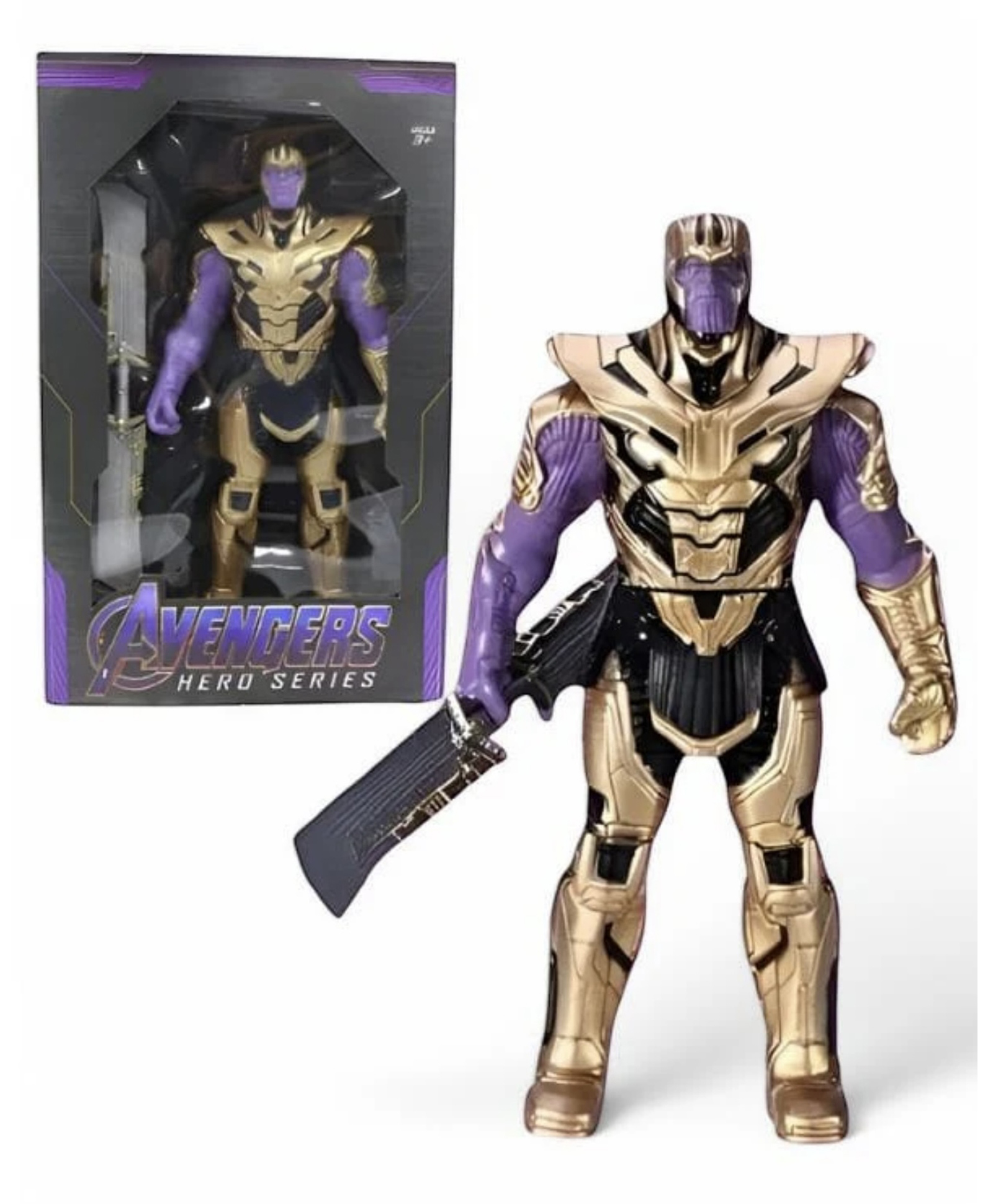 ARCADE TOYS Avengers Hero Series Thanos Action Figure Toy - MULTICOLOUR-picture-0