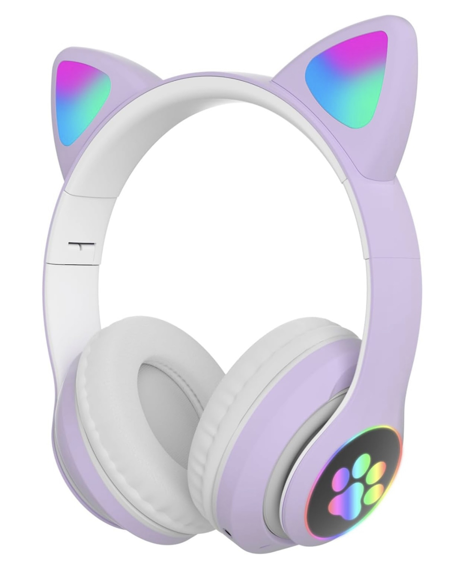 ARCADE TOYS Kids Headphones Wireless, Girls/Boys Cat Bluetooth Headset (Lavender, On the Ear) - Pack of 1 - Multicolour-image-2