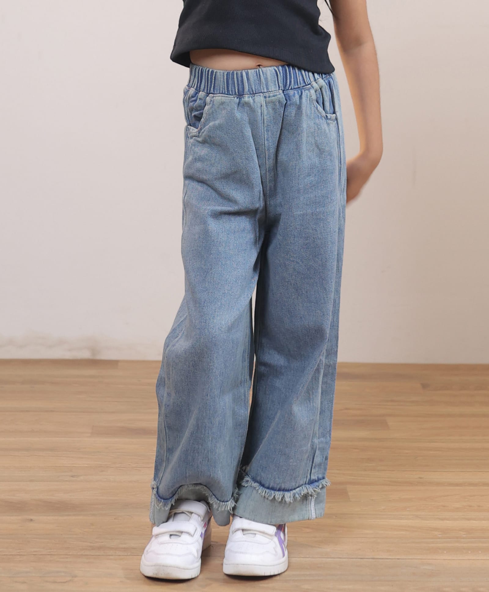 Shorgul Denim Woven Solid Jeans - Blue-image-33