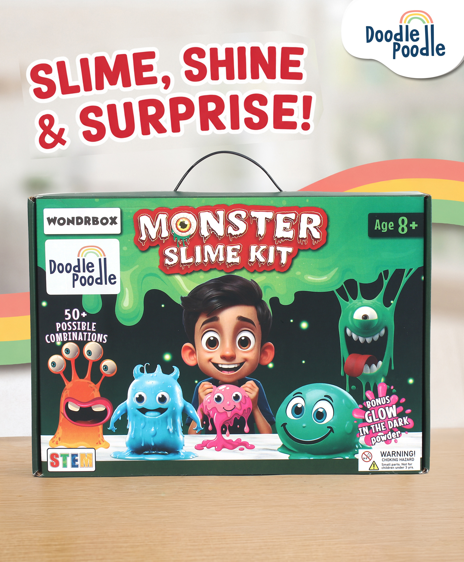 Doodle Poodle Super Slime Science Experiment Kit Multicolour-image-47