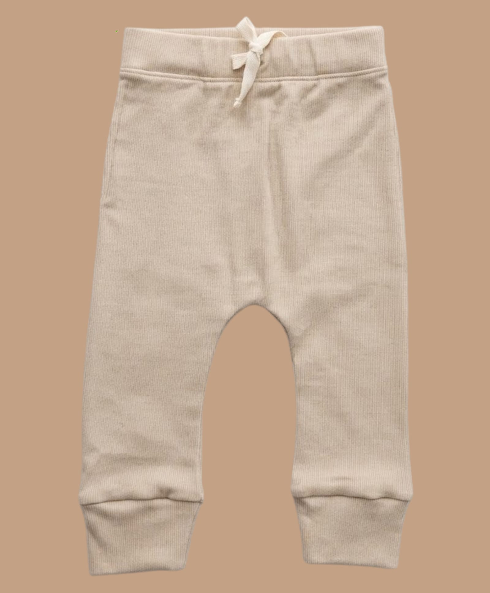 Cot & Candy Organic Knitted Woven Solid Pajama - Cream-picture-14