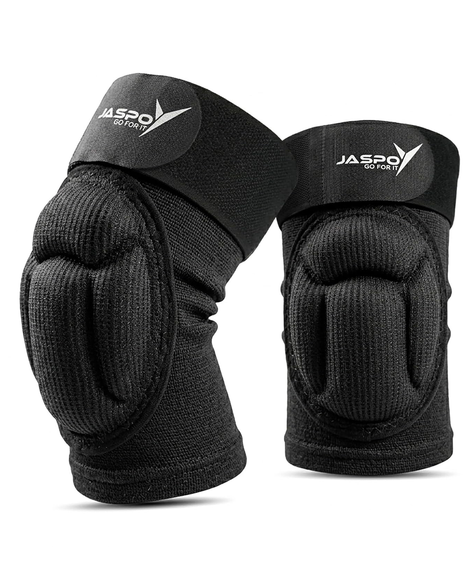 jaspo Roll Safe Knee Guards for Kids & Adults| Protective Knee Support for Skating, Cycling, Volleyball, Gym, Fitness & Sports| Shock Absorbent Foam Padding| 33-45cm Comfortable Fit (Large, Knee)-picture-13