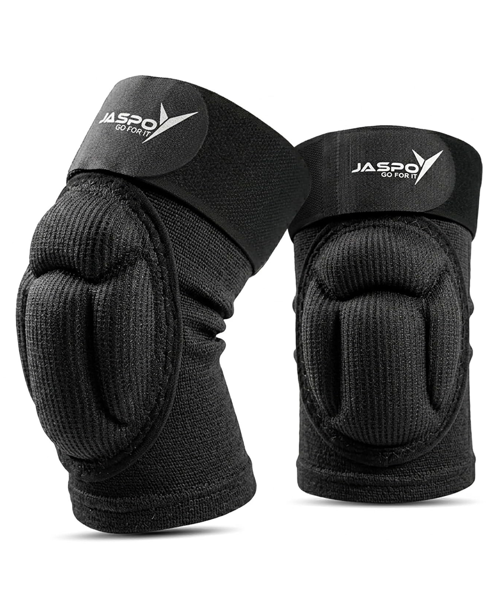 jaspo Roll Safe Knee Guards for Kids & Adults| Protective Knee Support for Skating, Cycling, Volleyball, Gym, Fitness & Sports| Shock Absorbent Foam Padding| 28-35cm Comfortable Fit (Small, Knee)-picture-12