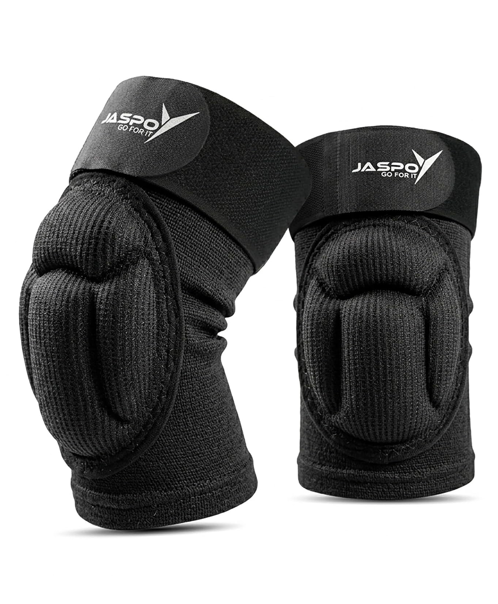jaspo Roll Safe Knee Guards for Kids & Adults| Protective Knee Support for Skating, Cycling, Volleyball, Gym, Fitness & Sports| Shock Absorbent Foam Padding| 38-50cm Comfortable Fit (XL, Knee)-picture-17
