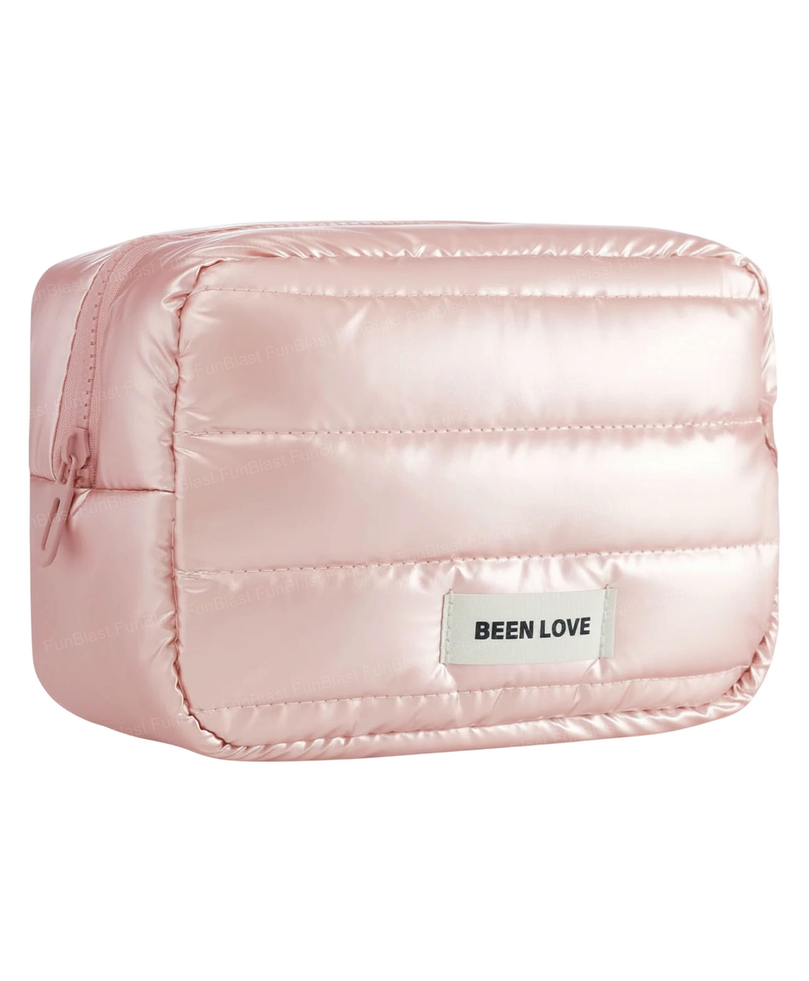 FunBlast Large Capacity Travel Puffy Storage Bag for Girls & Women Pack of 1 (Pink)-image-3