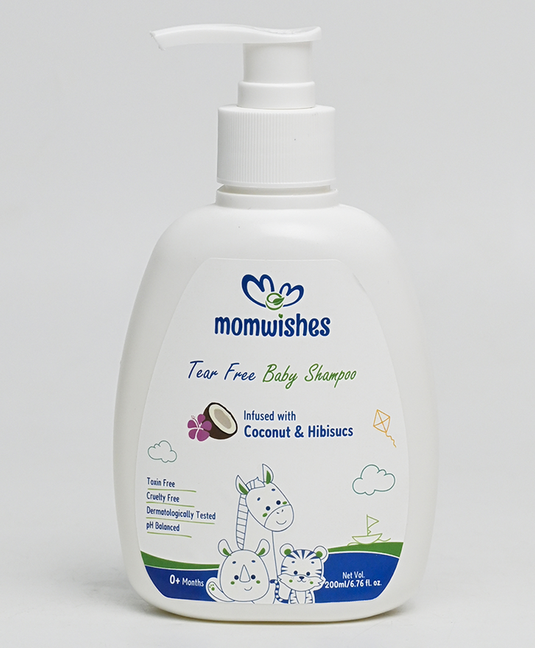 MomWishes Soft & Gentle Baby Shampoo (Tear-Free Hair Wash) - 200ml-image-28