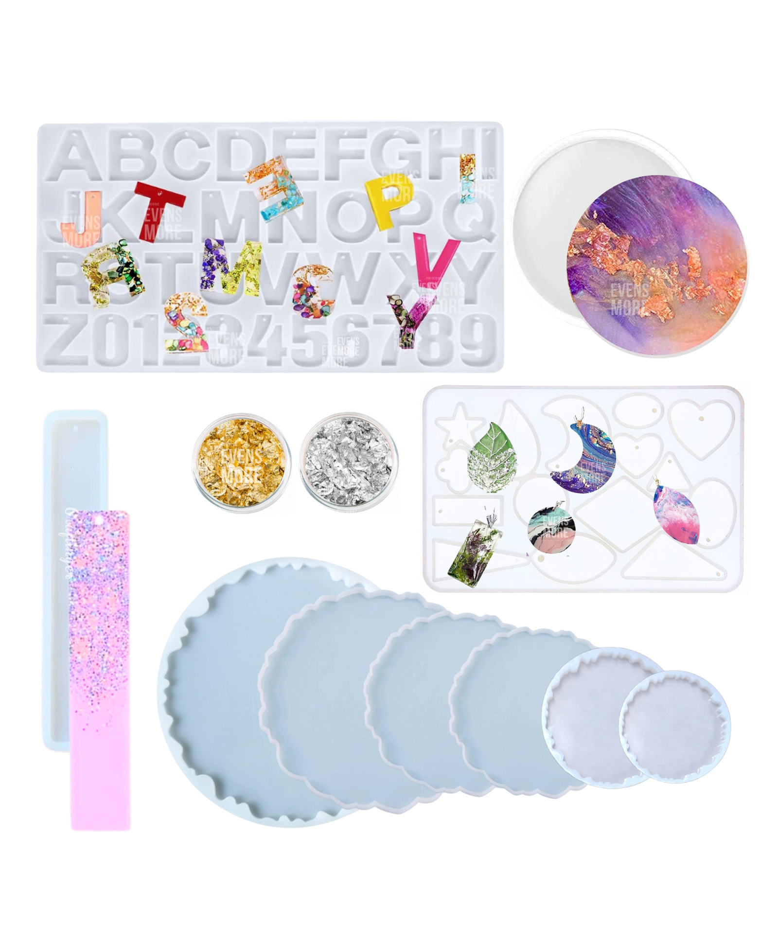 Craftinger Resin Mould Combo Set with Accessories-picture-16