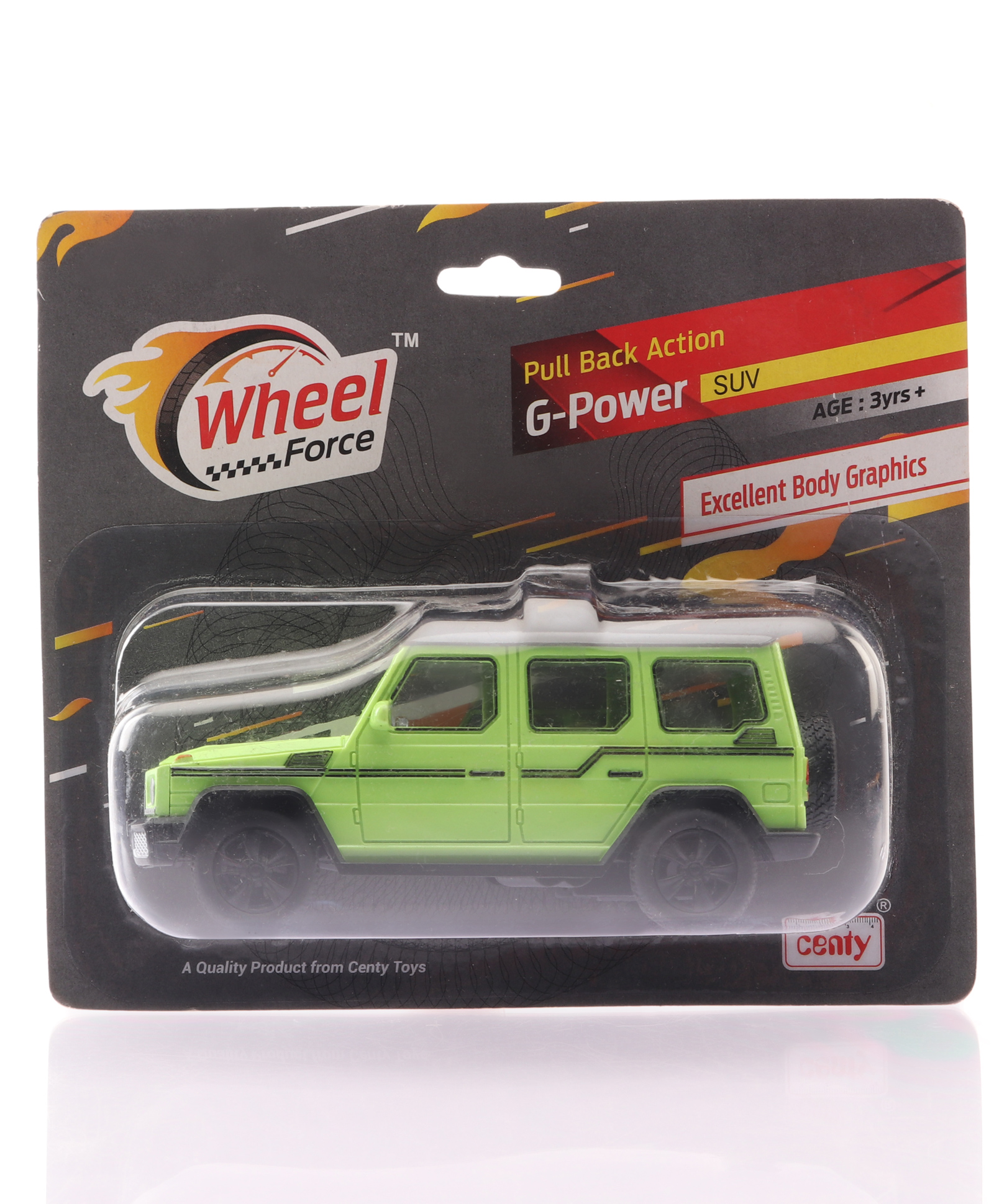Centy G-Power AMG Pull Back Action Jeep - Green-picture-7