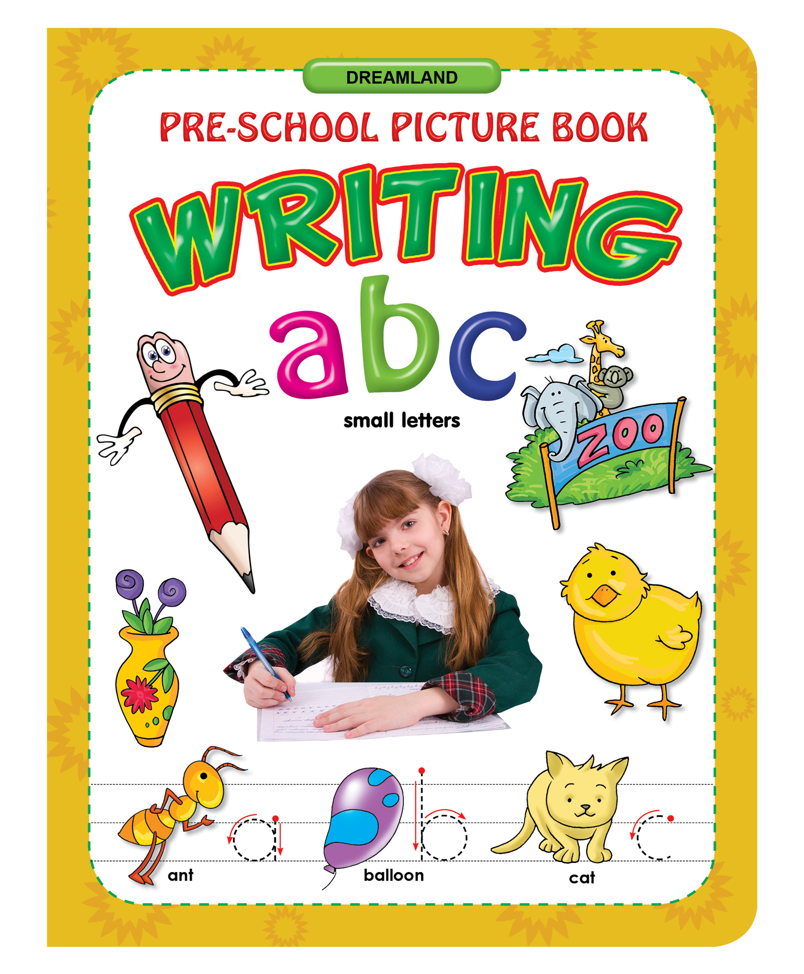 Dreamland Small Letters Writing abc book - Write and Practice Small Letters a-z for Kids (Pre-School Picture Books)-image-23