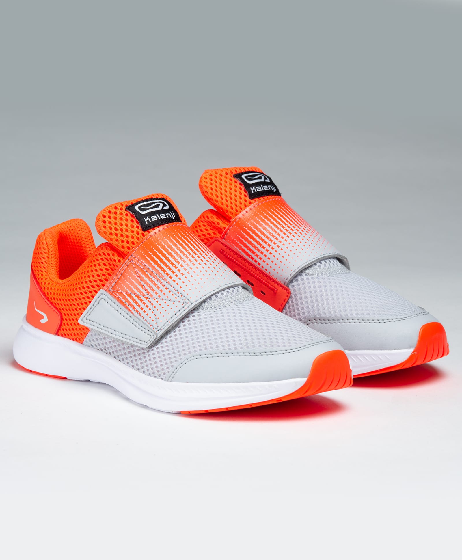 DECATHLON Mesh Detailed Ombre Velcro Closure Sports Shoes - Orange-image-39