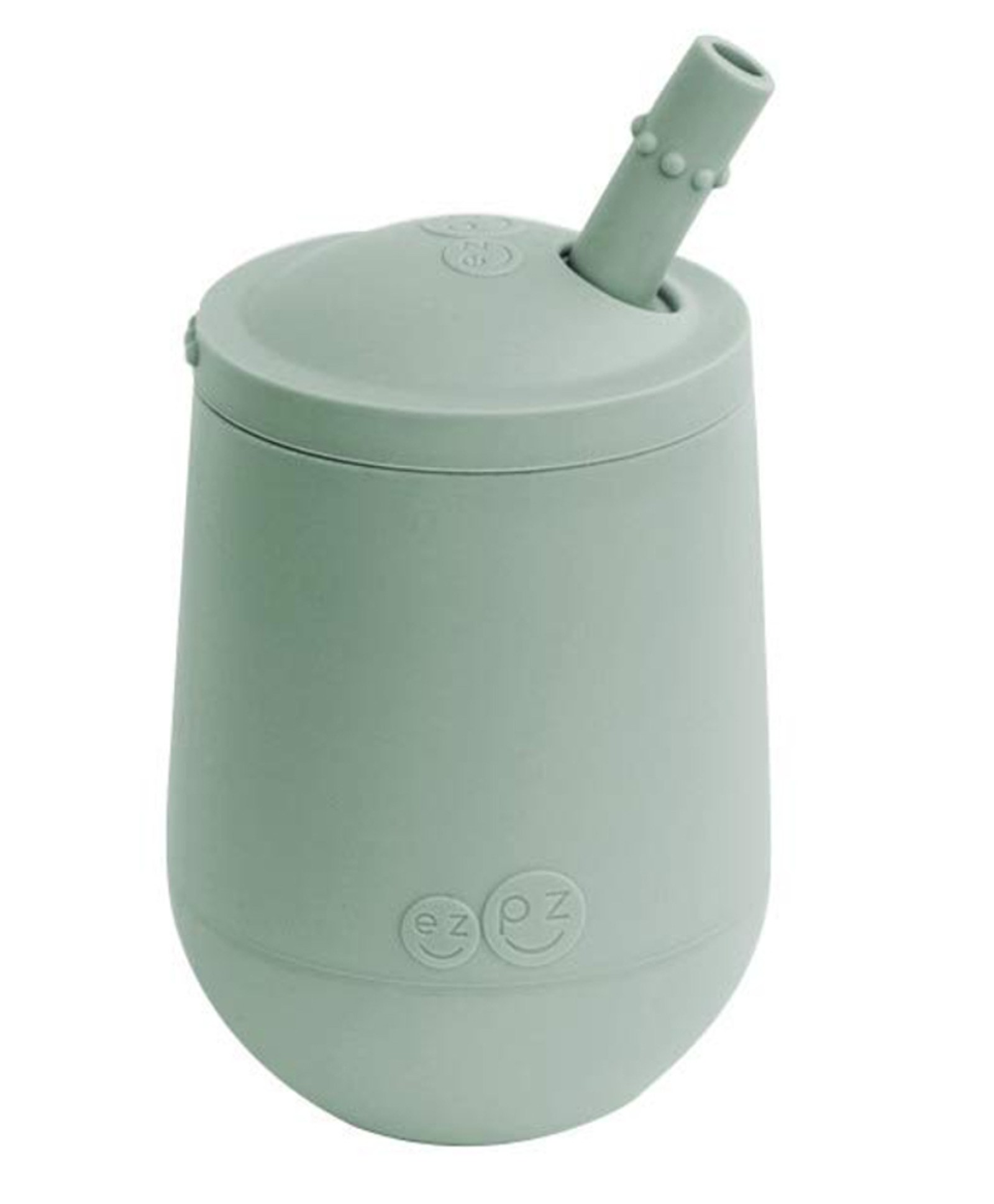 ezpz Mini Cup with Straw Training System Sage Light Green - 118 ml-picture-1