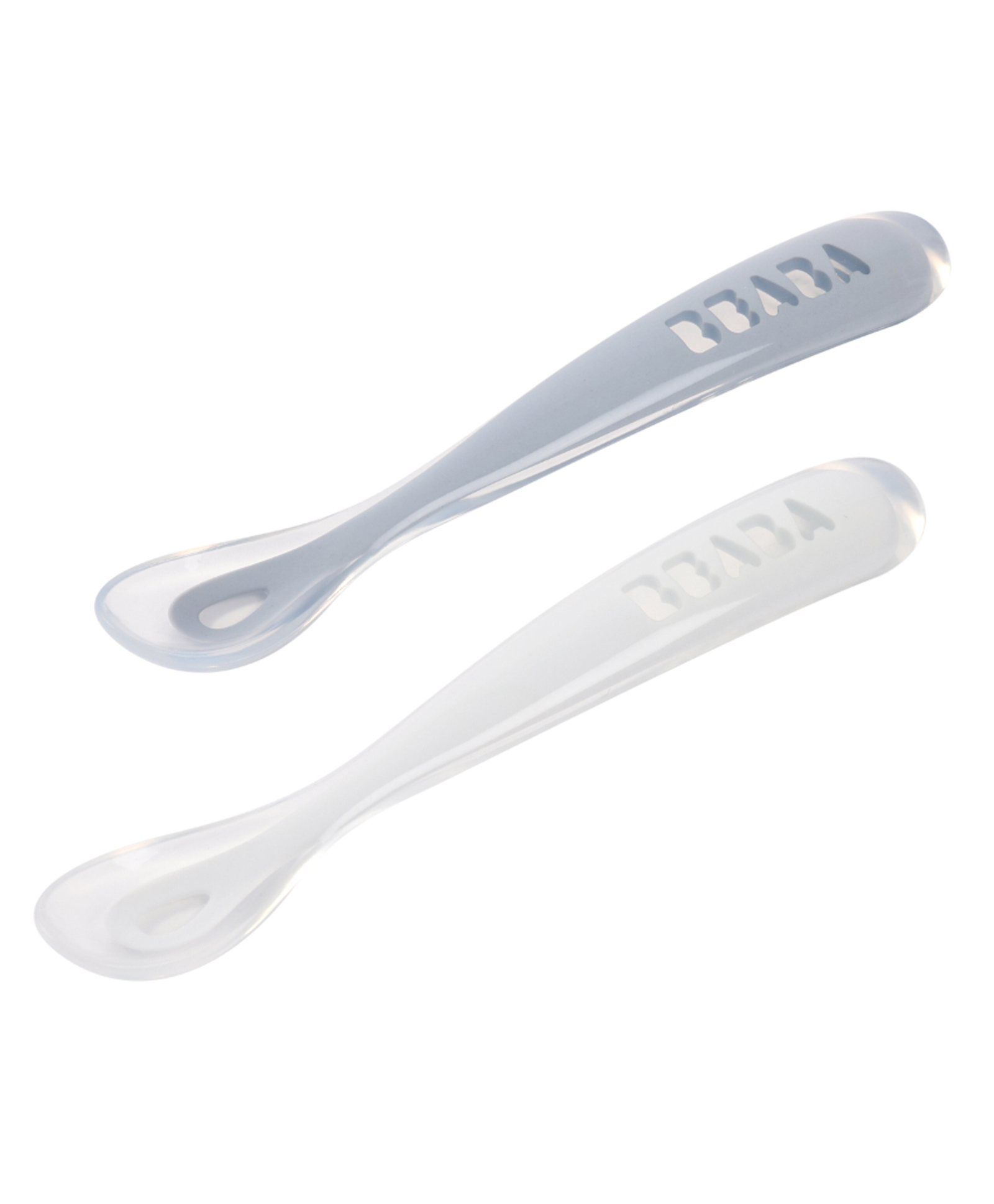 Beaba 1st Stage Silicone Spoons with Carry Case Set of 2 - Green & Grey-picture-31