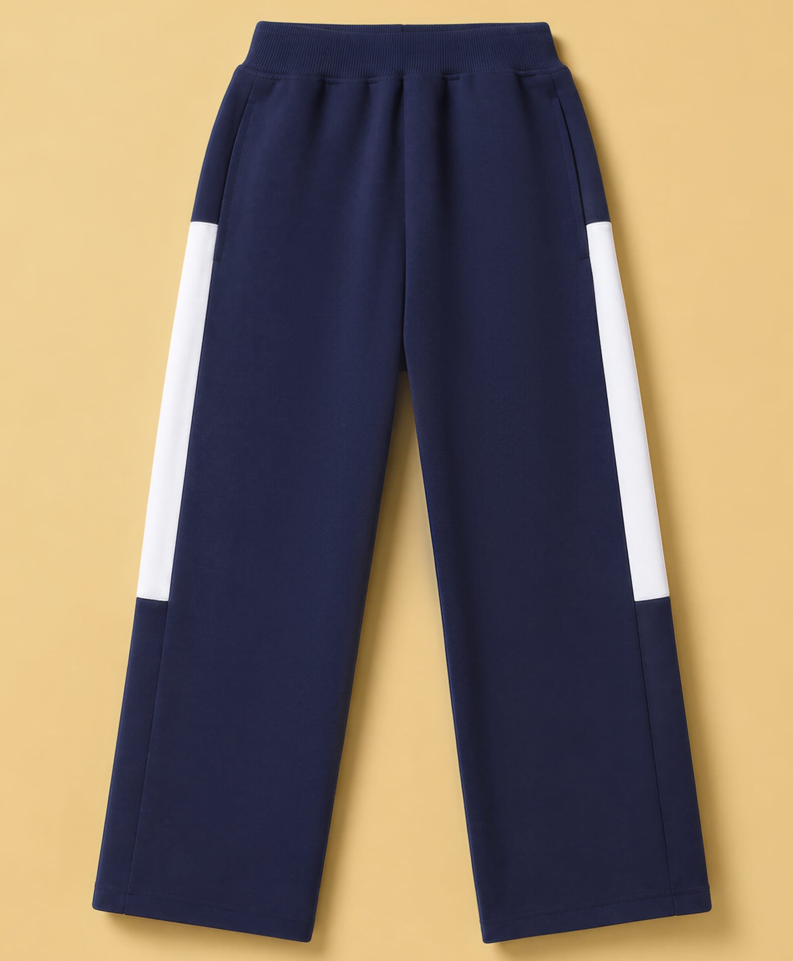 Pine Kids Cotton Knit Full Length Lounge Pants - Navy Blue-image-47
