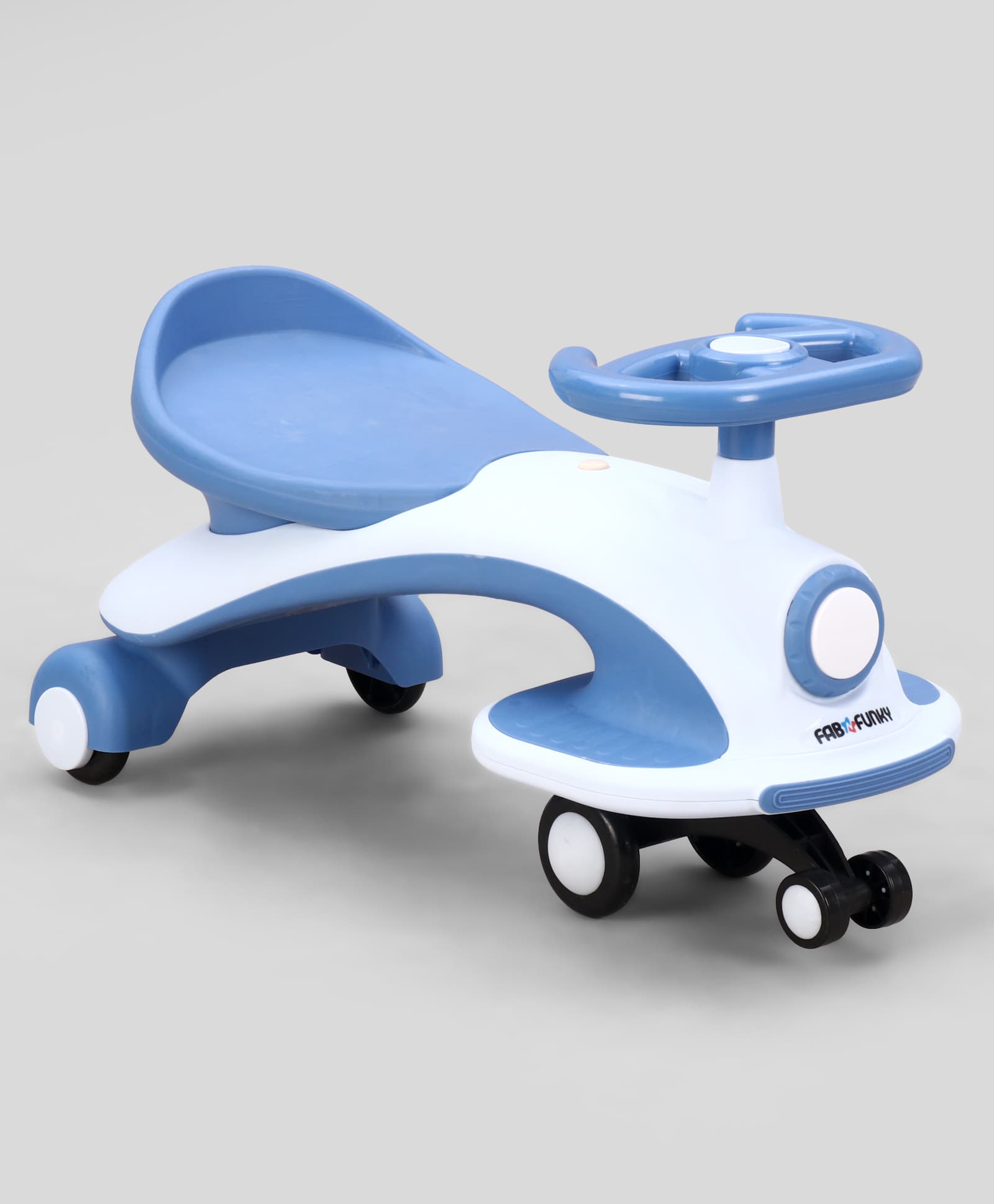 Magic Swing Car for Kids with PU Wheels| Self-Driven Ride-On Toy Car| No Battery, Pedals or Charging for Riding| Wiggle Car for Boys & Girls| Activity Gifting Option| LED Headlight - Blue-image-43