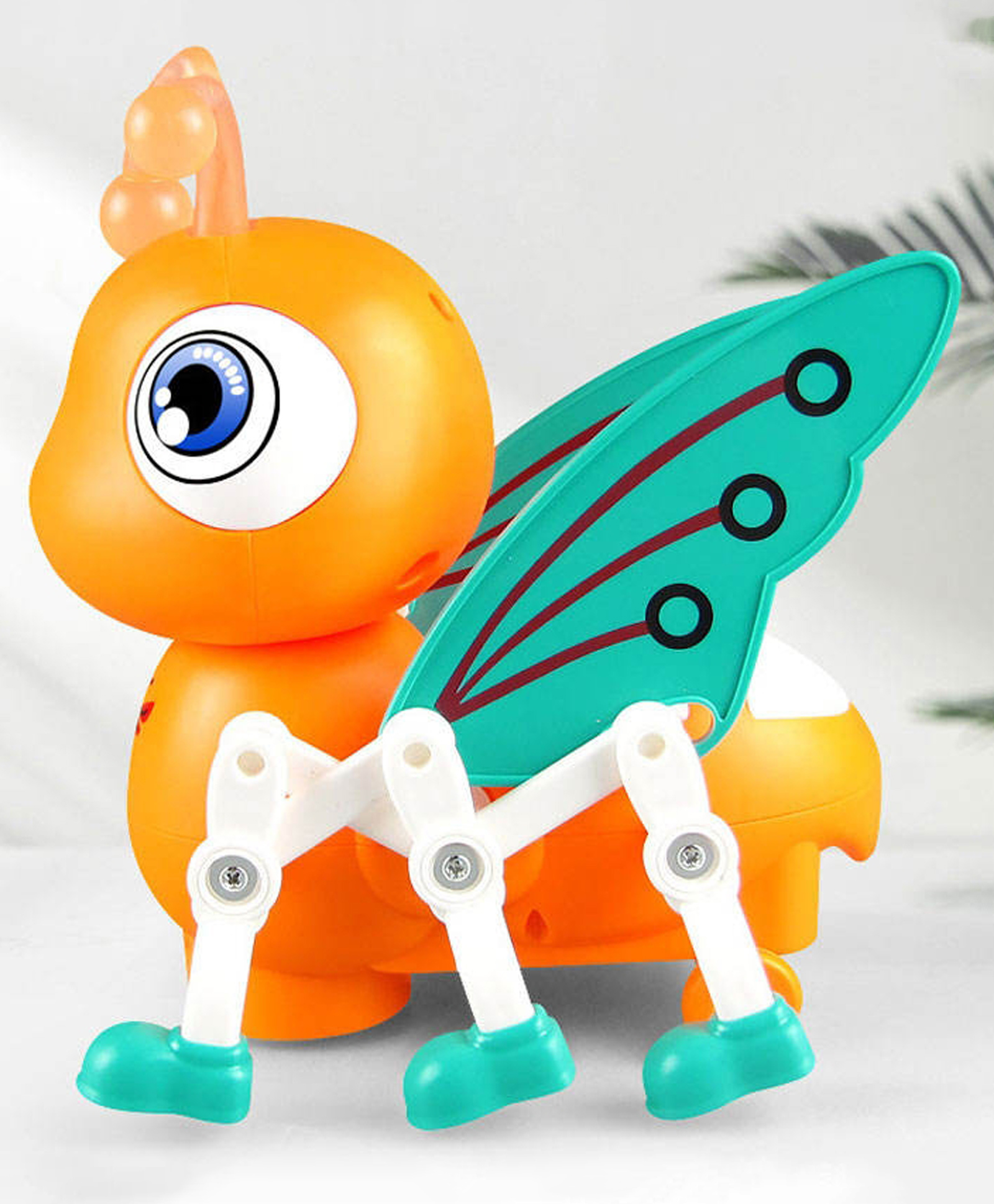 Muren Musical Bee Toy for Kids, Electric, 360 Degree Rotation, 3D Light and Music, Swinging Walking Singing, Multicolour(Color May Vary)-image-30