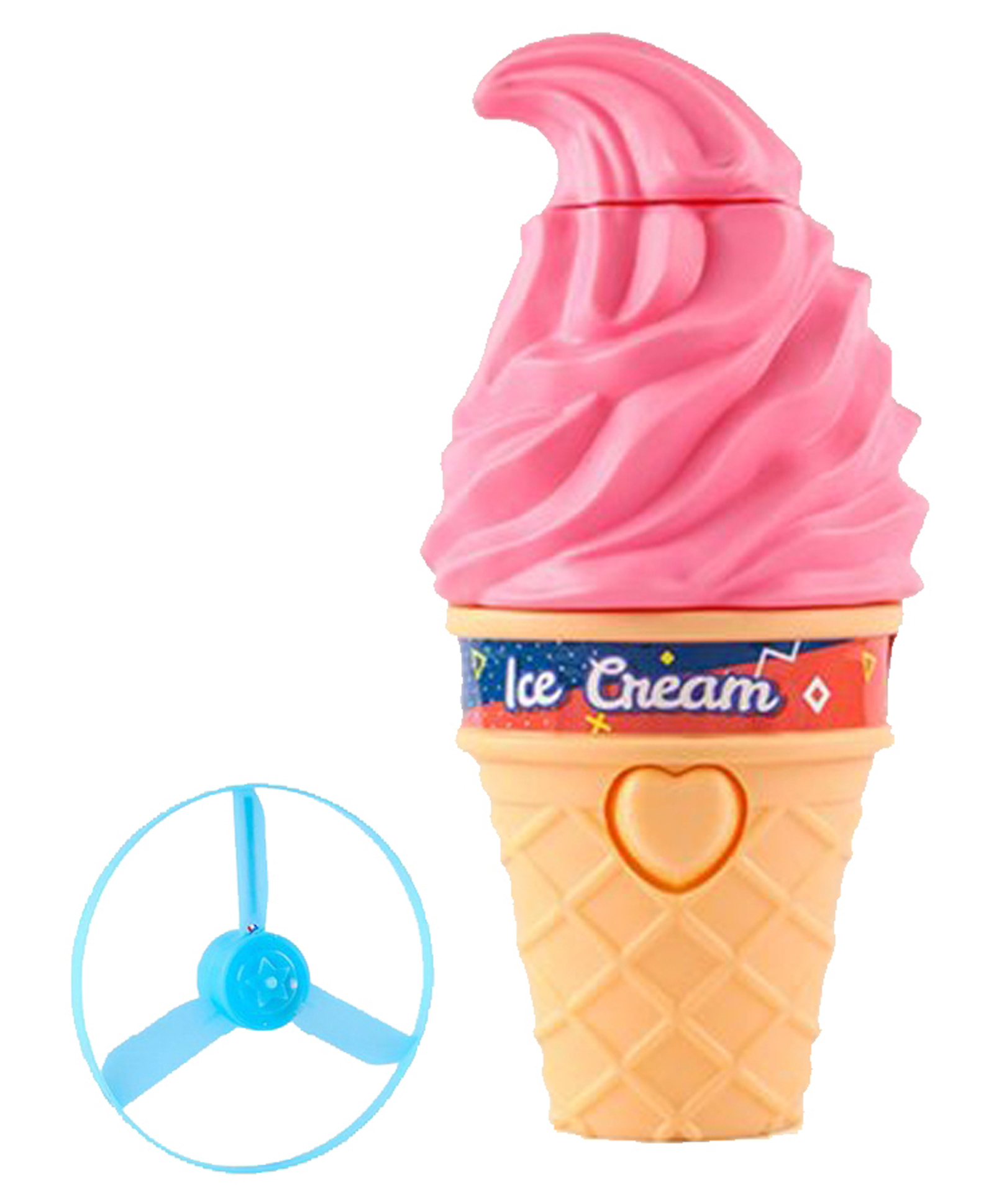 Muren Ice Cream Shaped Flying Disc Propeller Toy for Children, Outdoor Flying Toy, Random Design-image-1