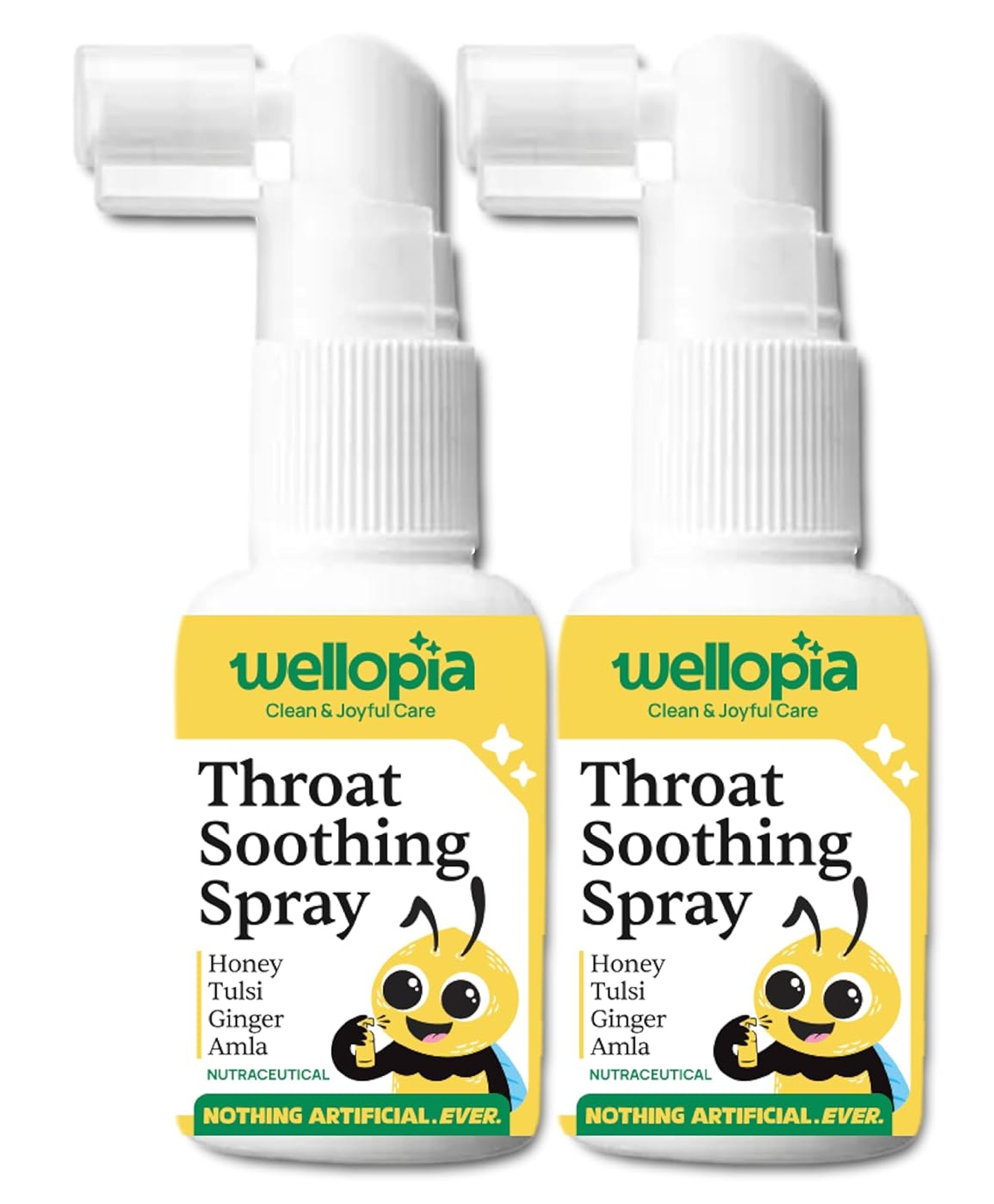 Wellopia Kids' Throat Soothing Spray, Ages 2+, 30 ml, 240 Sprays (Pack of 2)-picture-12