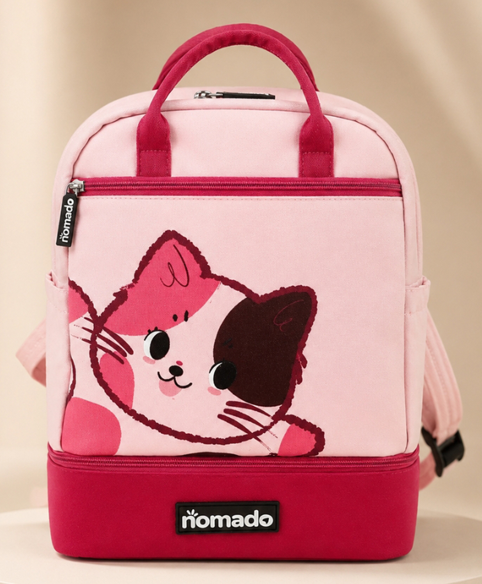 Nomado 14 Inches Not just a School Bag - Pink-picture-13