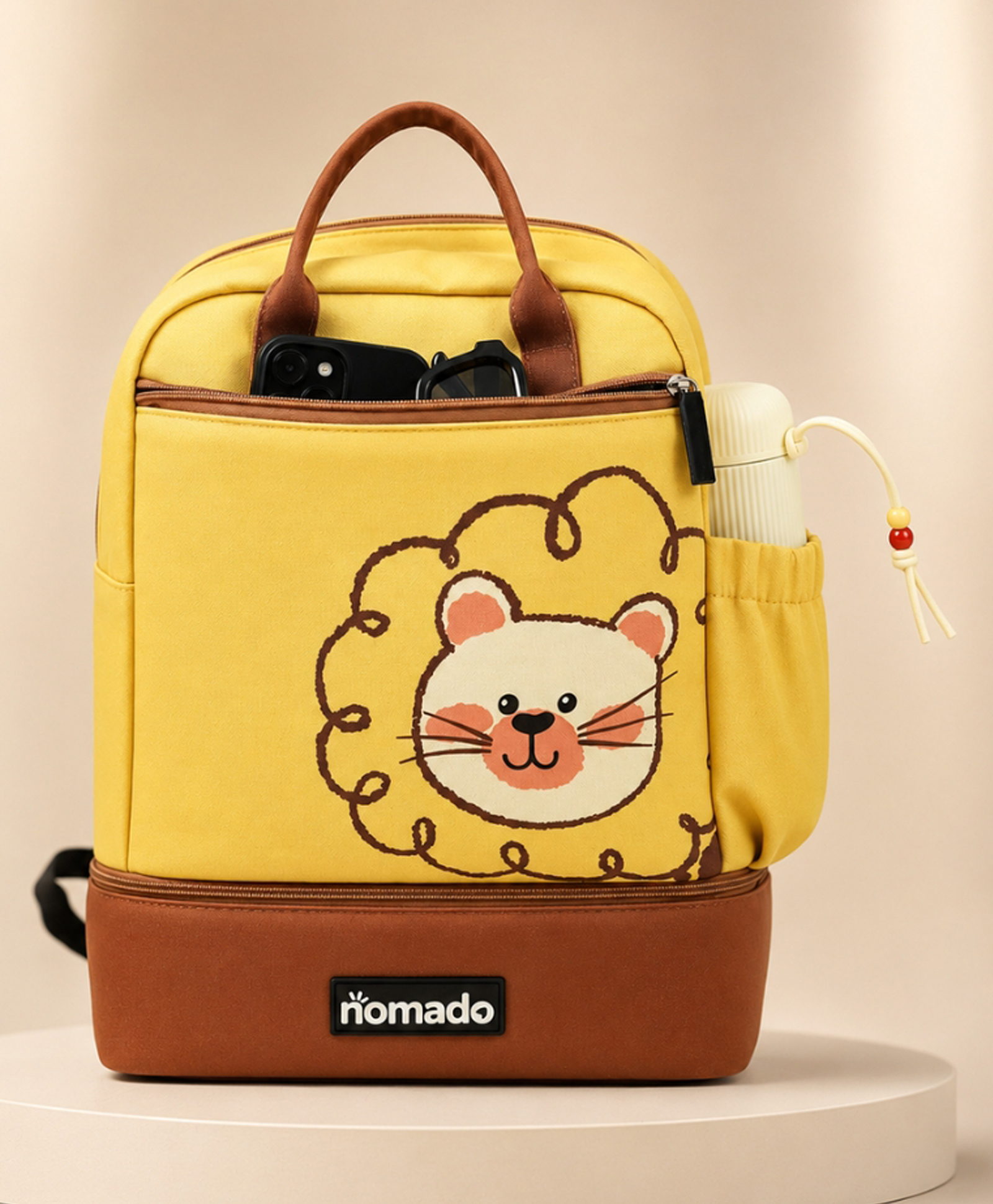 Nomado 14 Inches Not just a School Bag - Yellow-picture-12