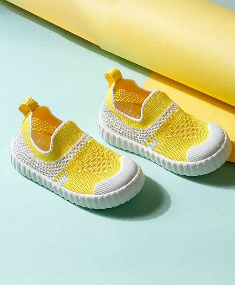 ONYC Cotton Slip On Solid Shoes - Yellow-picture-12