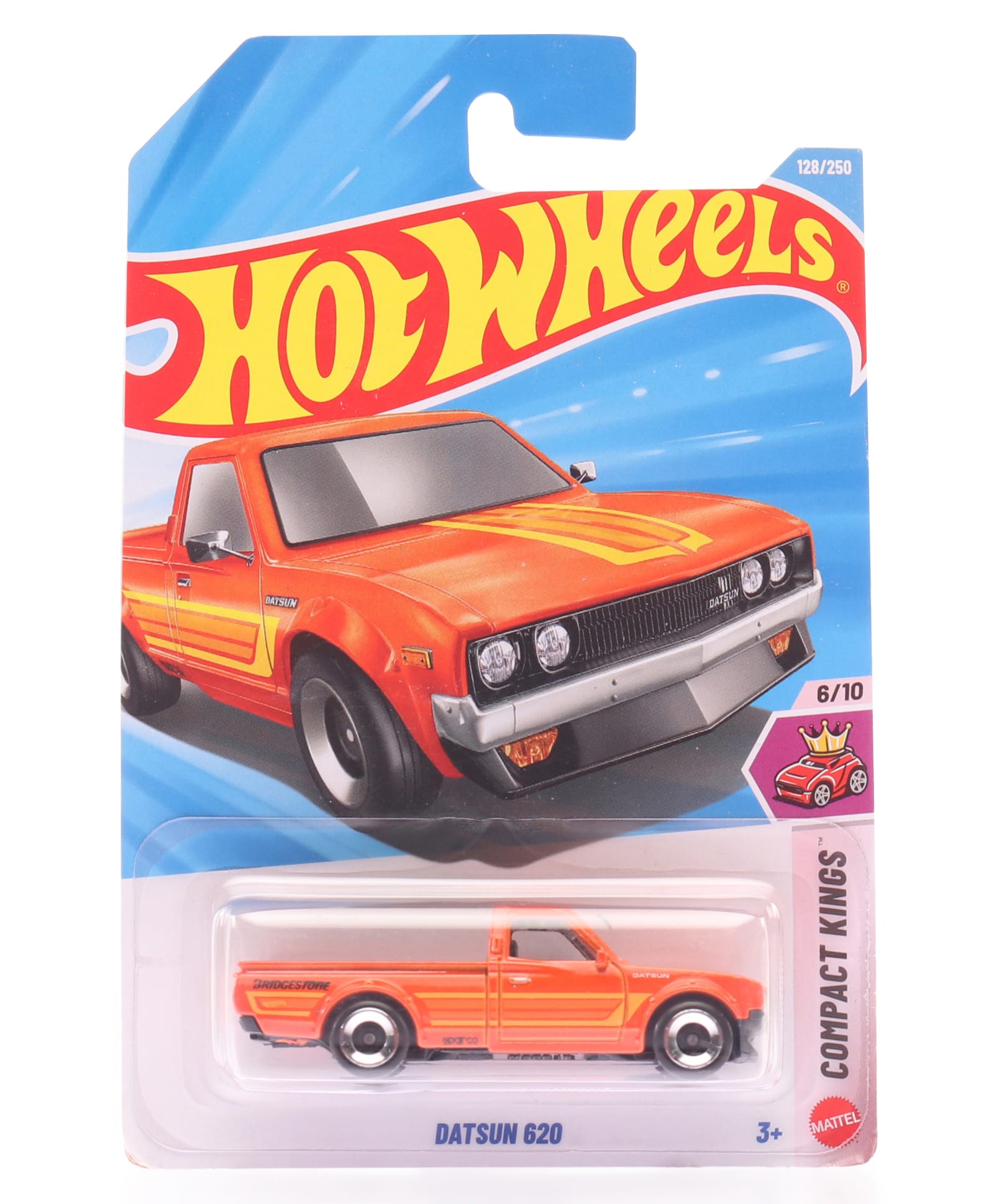 Hot Wheels 128/250 Datsun 620 Die Cast Free Wheel Toy Car - Orange-picture-39