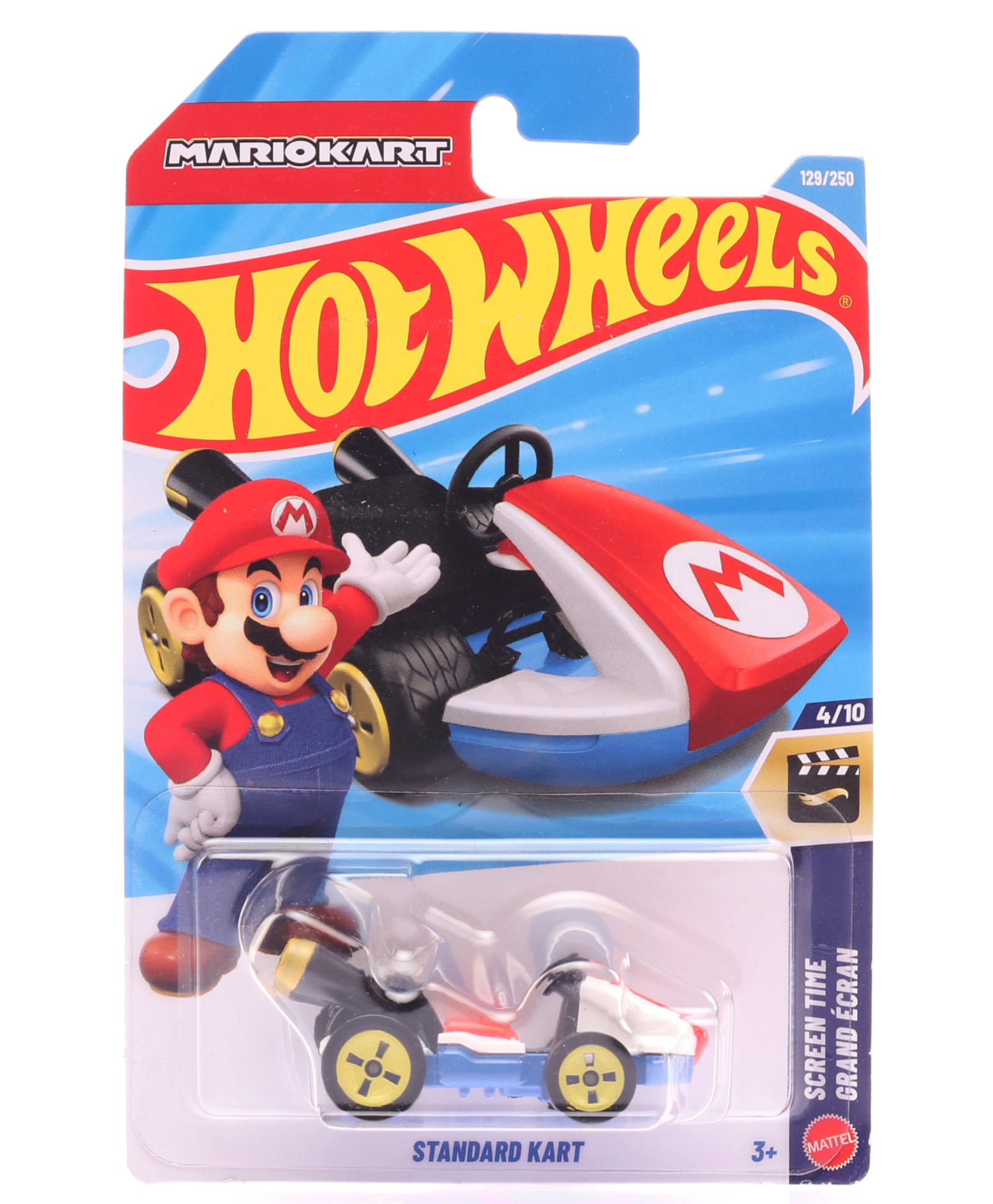 Hot Wheels 129/250 Standard Kart Die Cat Free Wheel Toy Car- Mullticolor-picture-28