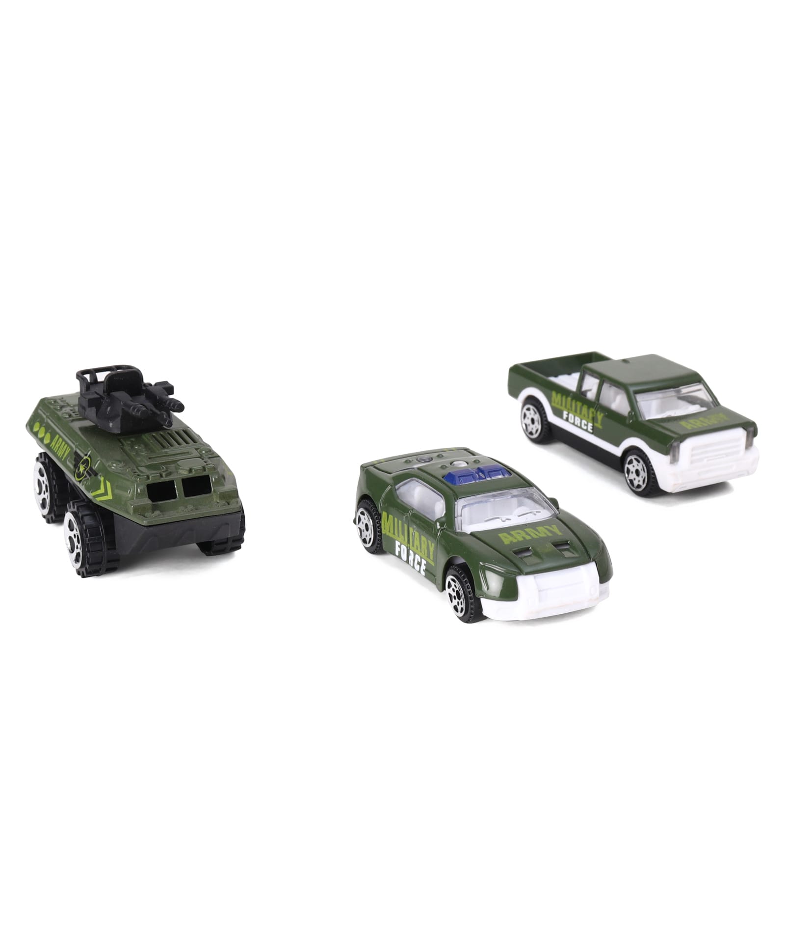 kids fun toys Kids Fun Die Cast Military Vehicle Jeep, Armoured Truck & Hovercraft Set of 3 - Army-picture-23