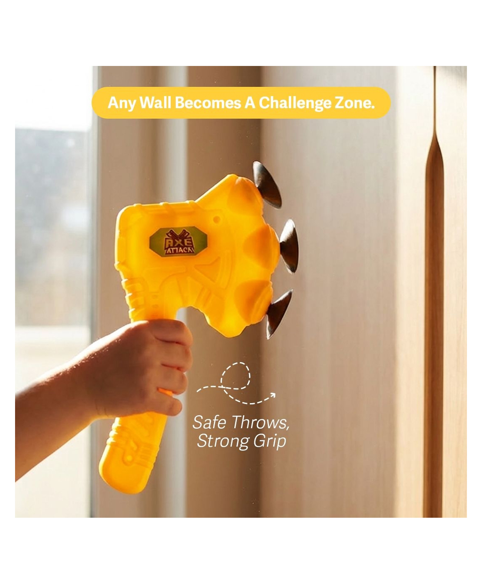 Ratnas Axe Attack Toy with Soft Suction Cup & Lightweight Design - Orange-picture-32