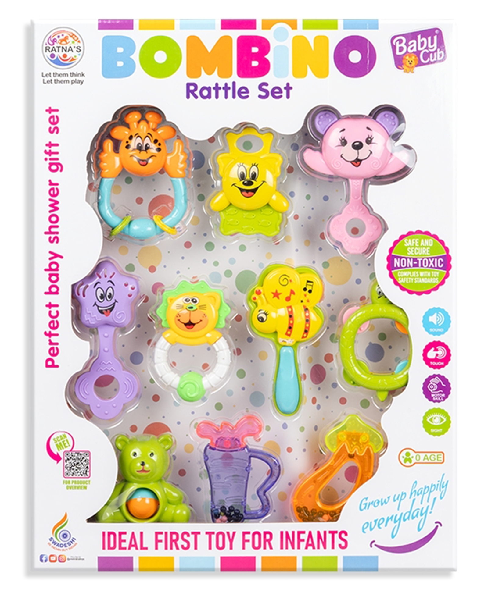 Ratnas Bombino Rattle Set 10 PIcese-image-48