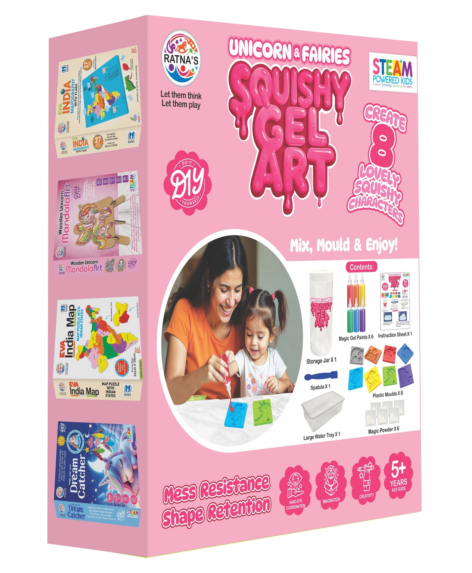 Ratnas Unicorn & Fairies Squishy Gel Art-picture-23