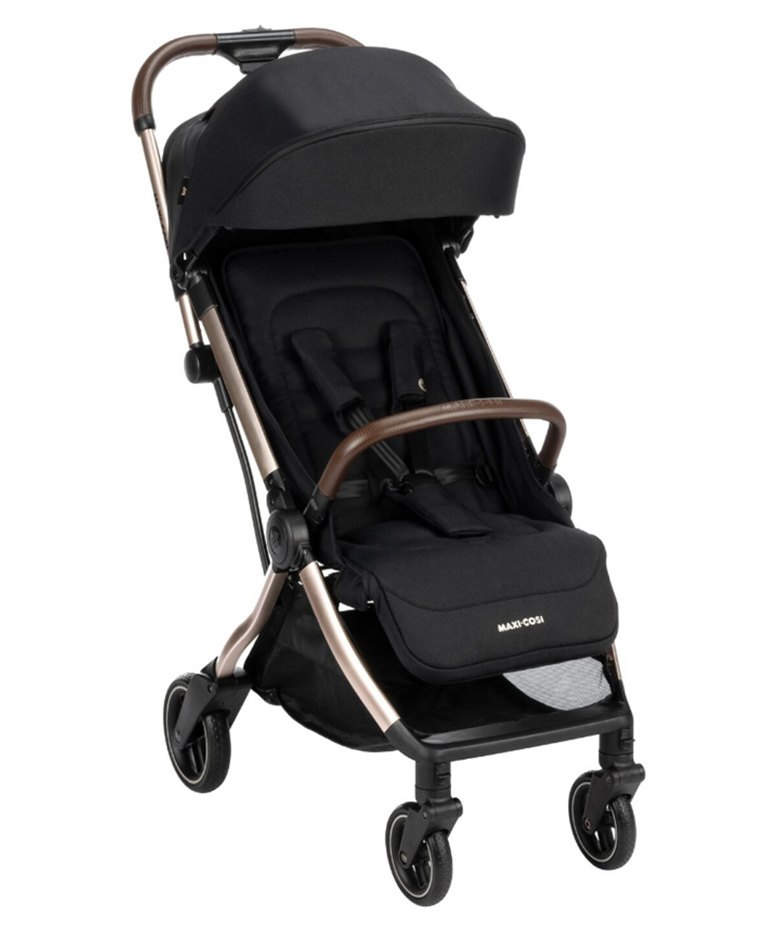 maxi cosi Maxi-Cosi Eva Baby Stroller with Secure Harness, Smooth Wheels & Compact Fold Design - Black Champagne-picture-23