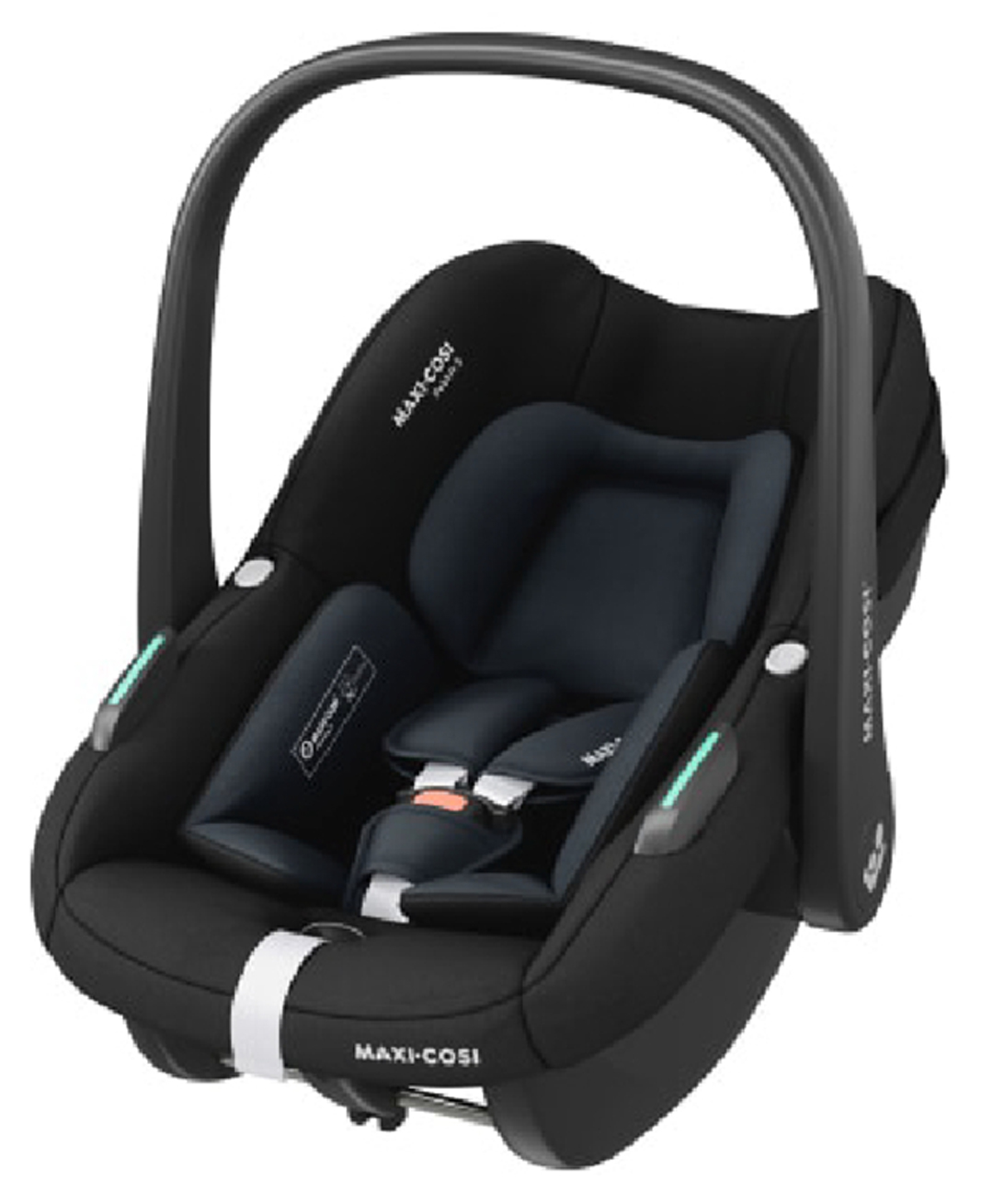 Maxi Cosi Pebble S Infant/Newborn Car Seat With Side Impact Protection & Upf 50+ Xl Sun Canopy - Black-image-5