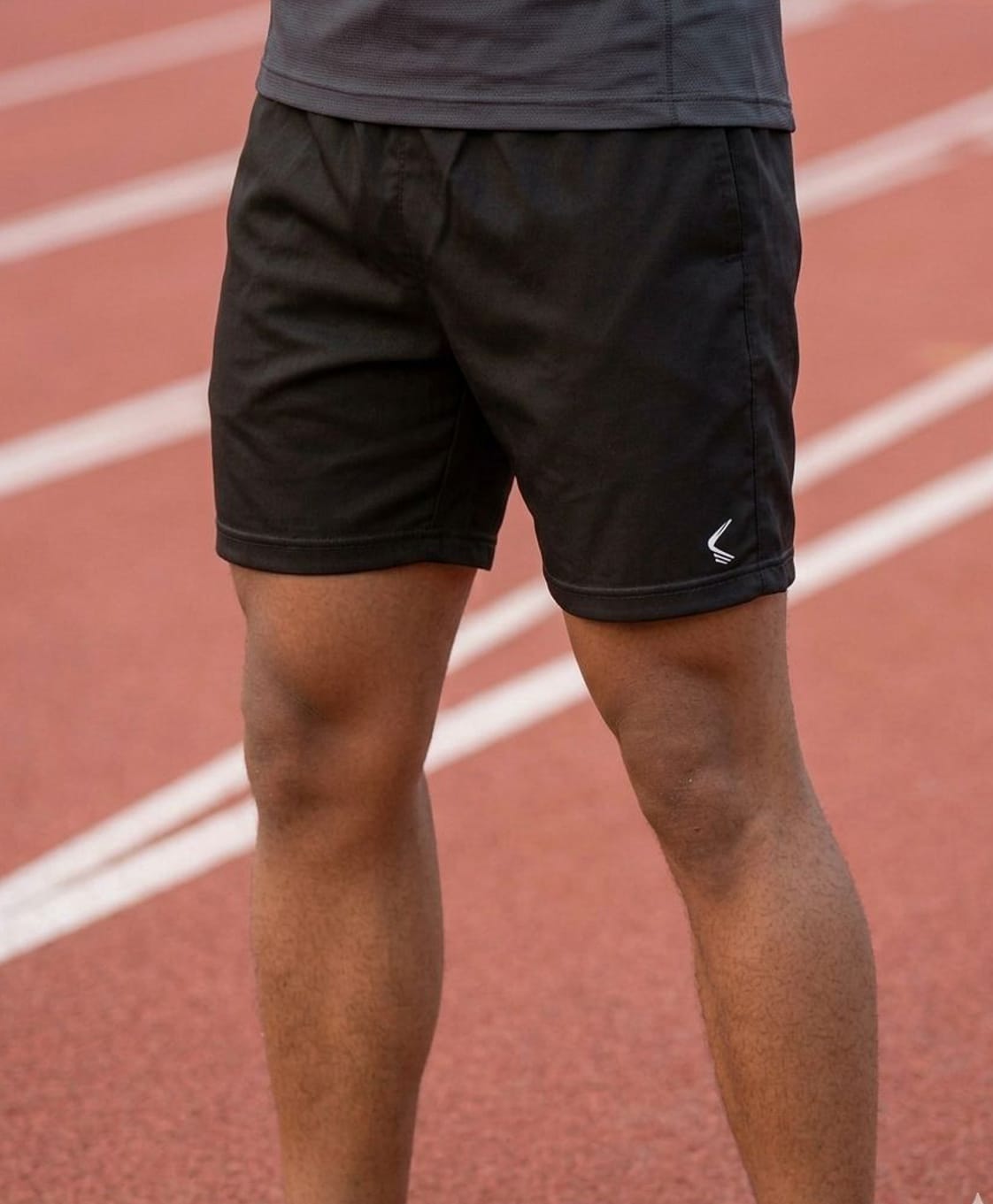 Trainiks Knit Solid Shorts - Black-picture-17