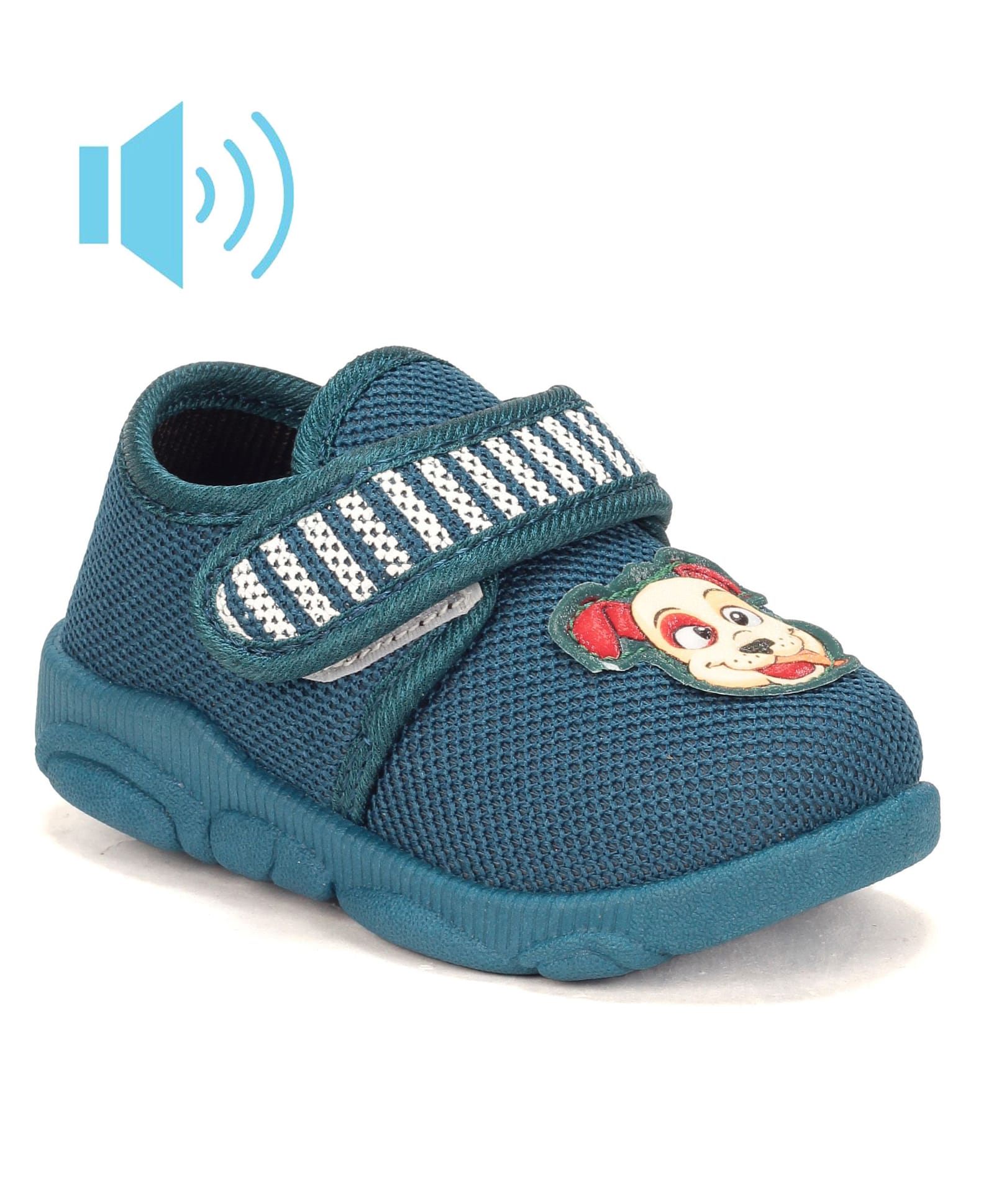 Lil Lollipop Dog Patch Detailed Velcro Closure Musical Shoes - Dark Green-picture-43