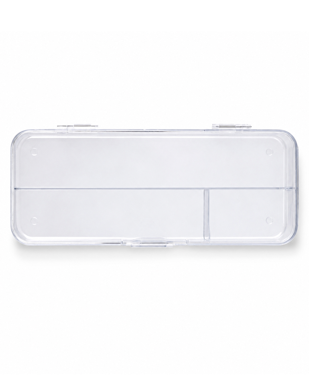 QIPS Transparent Pencil Box for Kids | Exam-Safe Clear Plastic Pencil Box | School & Board Exam Approved Stationery Organizer-picture-46