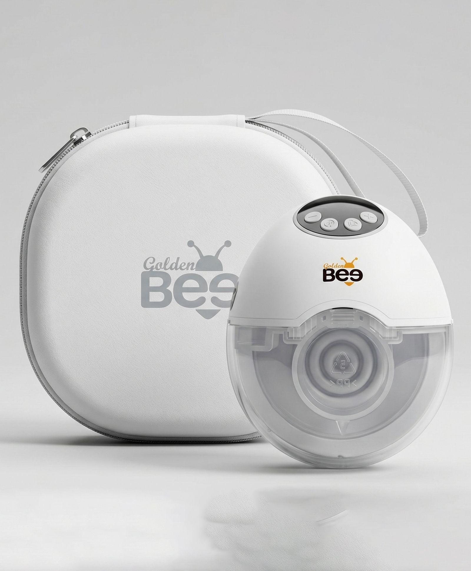 Golden Bee Wearable Electric Breast Pump for Feeding Mothers, Rechargeable Electrical Automatic Milk Pump with 4 Modes & 12 Levels, 1200mAh Lithium Battery, 160ml BPA Free Milk Cup-image-46