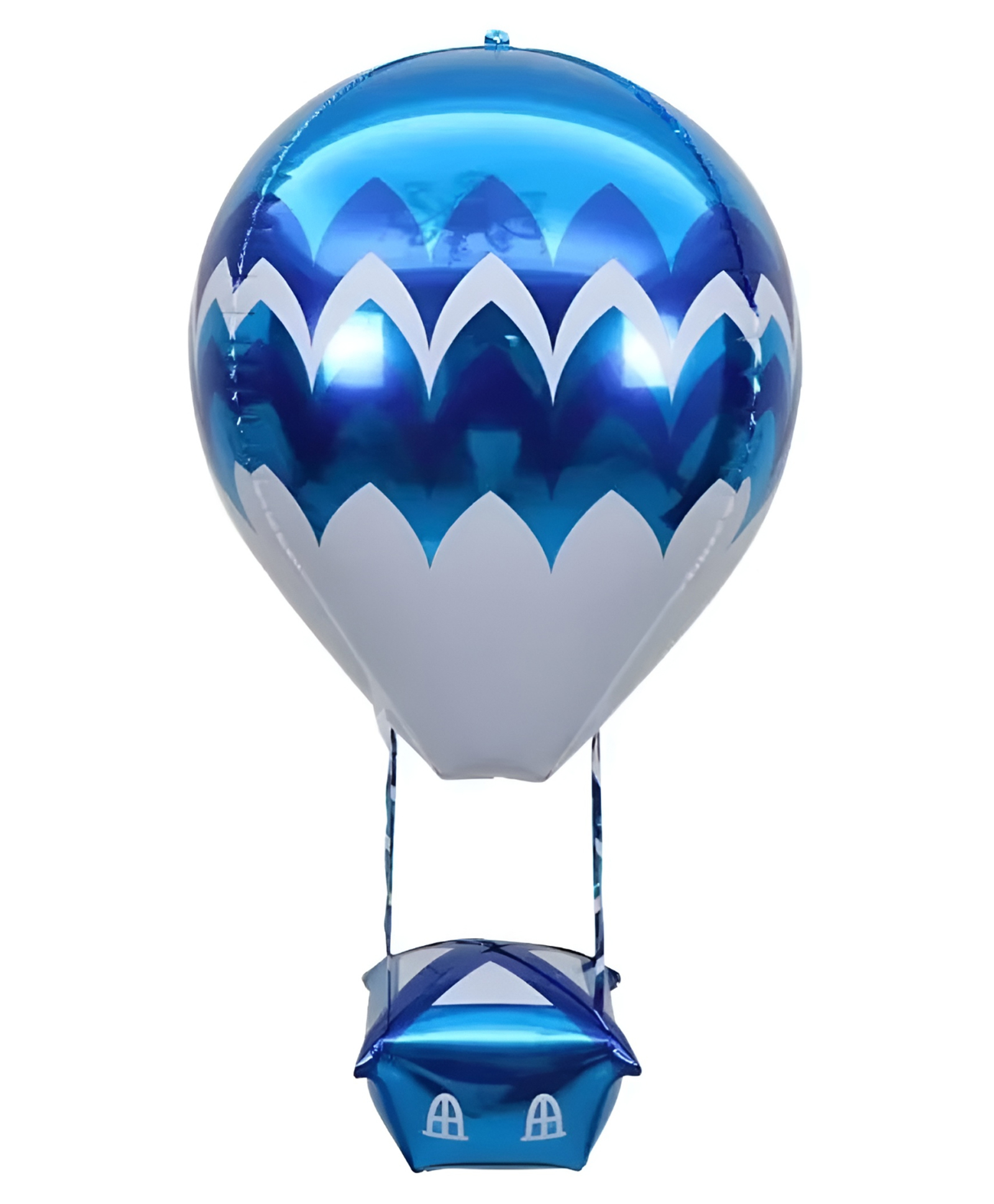 NEGOCIO 4D Hot Air Balloon or Parachute Theme Prop 2 Pcs Foil Balloons for Happy Birthday, Baby Shower Party Decorations Indoor and Outdoor- COLOR MAY VARY-image-44