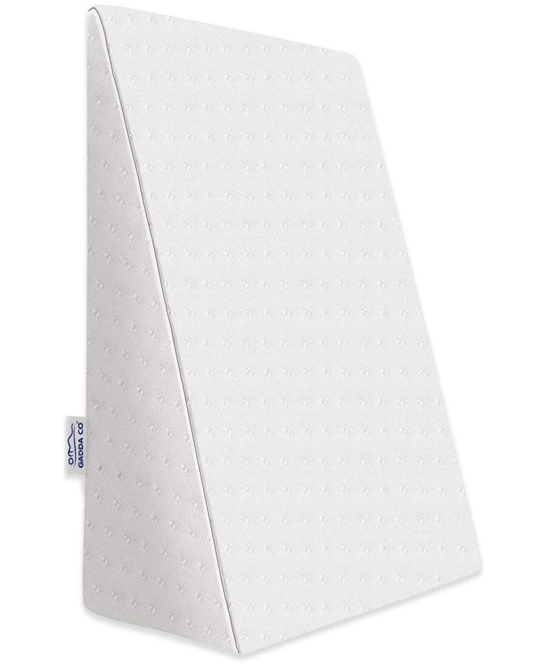 GADDA CO 7-in-1 Memory Foam Wedge Pillow | Cushion for Sleeping, Sitting & Acid Reflux Relief | High Resilience Orthopedic Foam | Leg Elevation, Pregnancy & GERD Support | White | Pack of 1-image-43