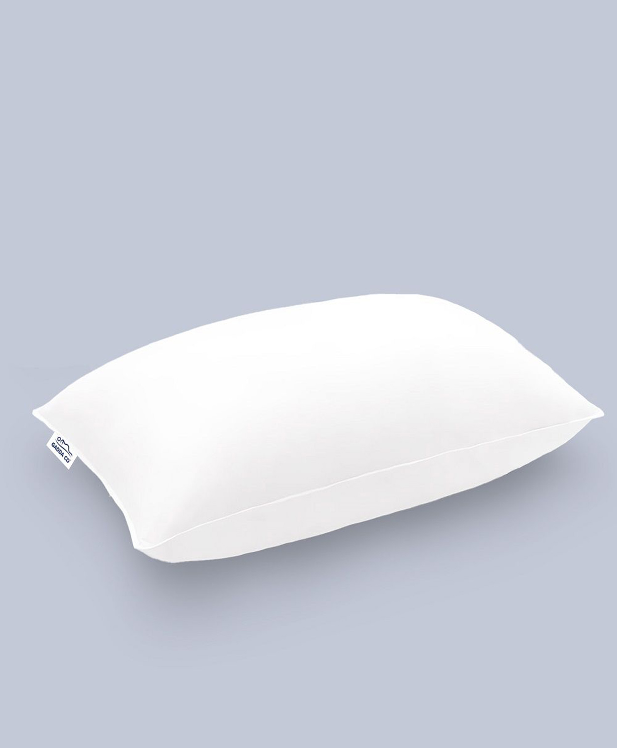 GADDA CO Polyester Fibre Sleeping Pillow Pack of 1 Solid Hollow Sleeping Fiber Pillow | Height Adjustable Sleeping Pillow, (White)-picture-31